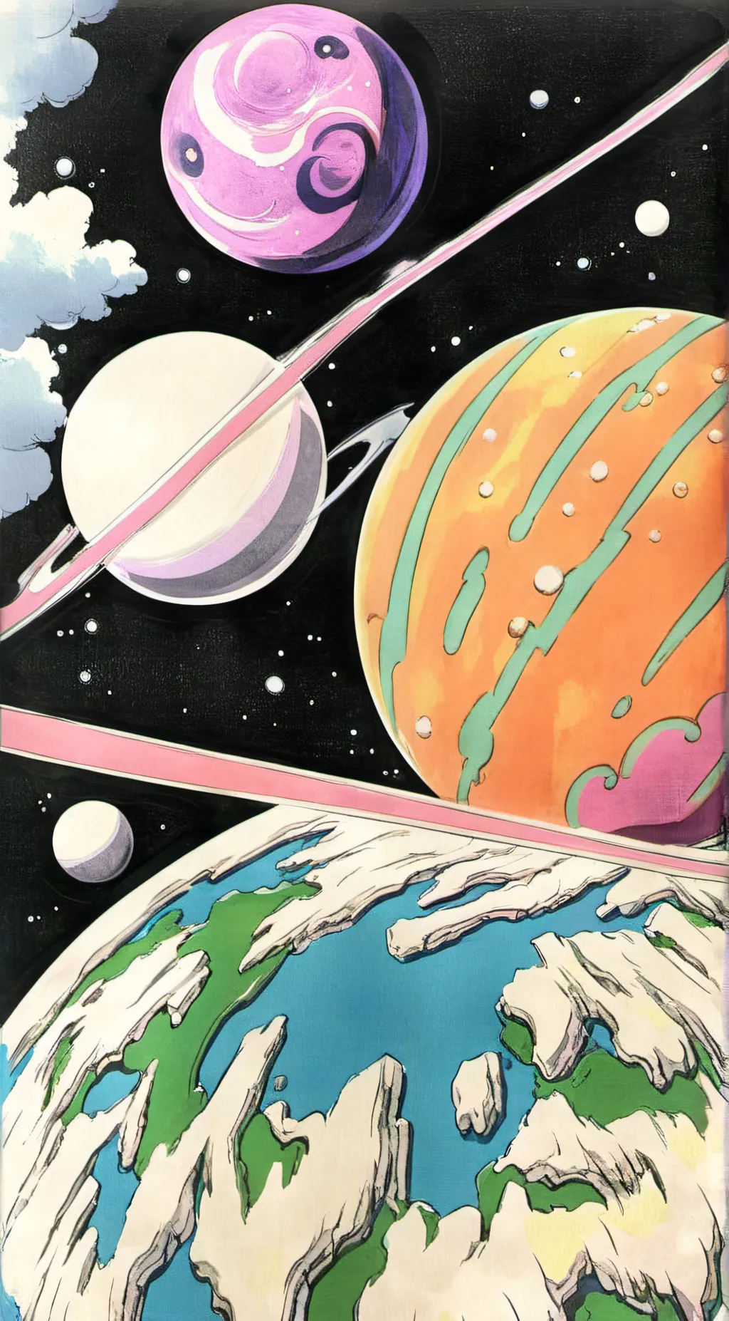 ai character: Akki and Psy background