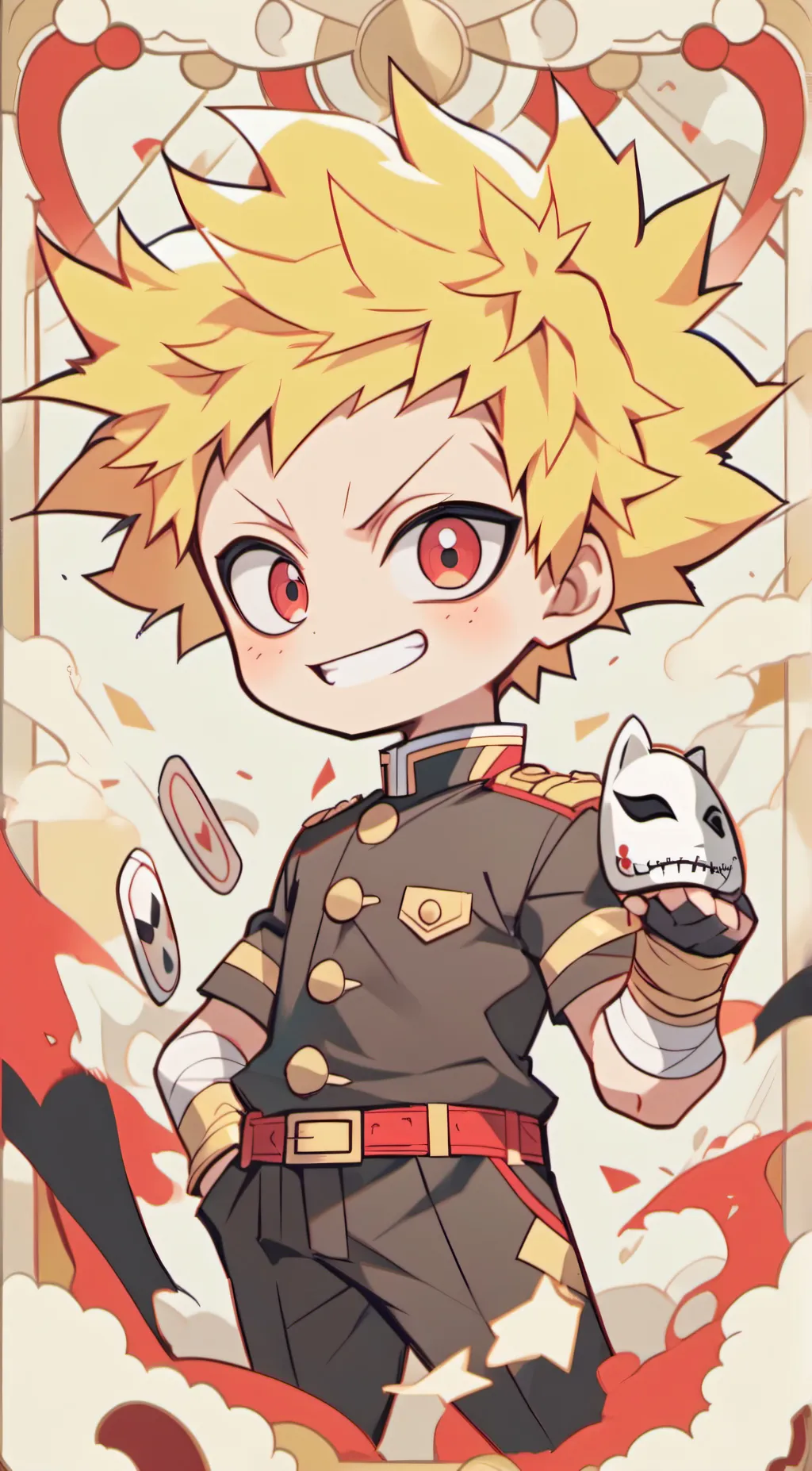 ai character: mini bkdk vill au background