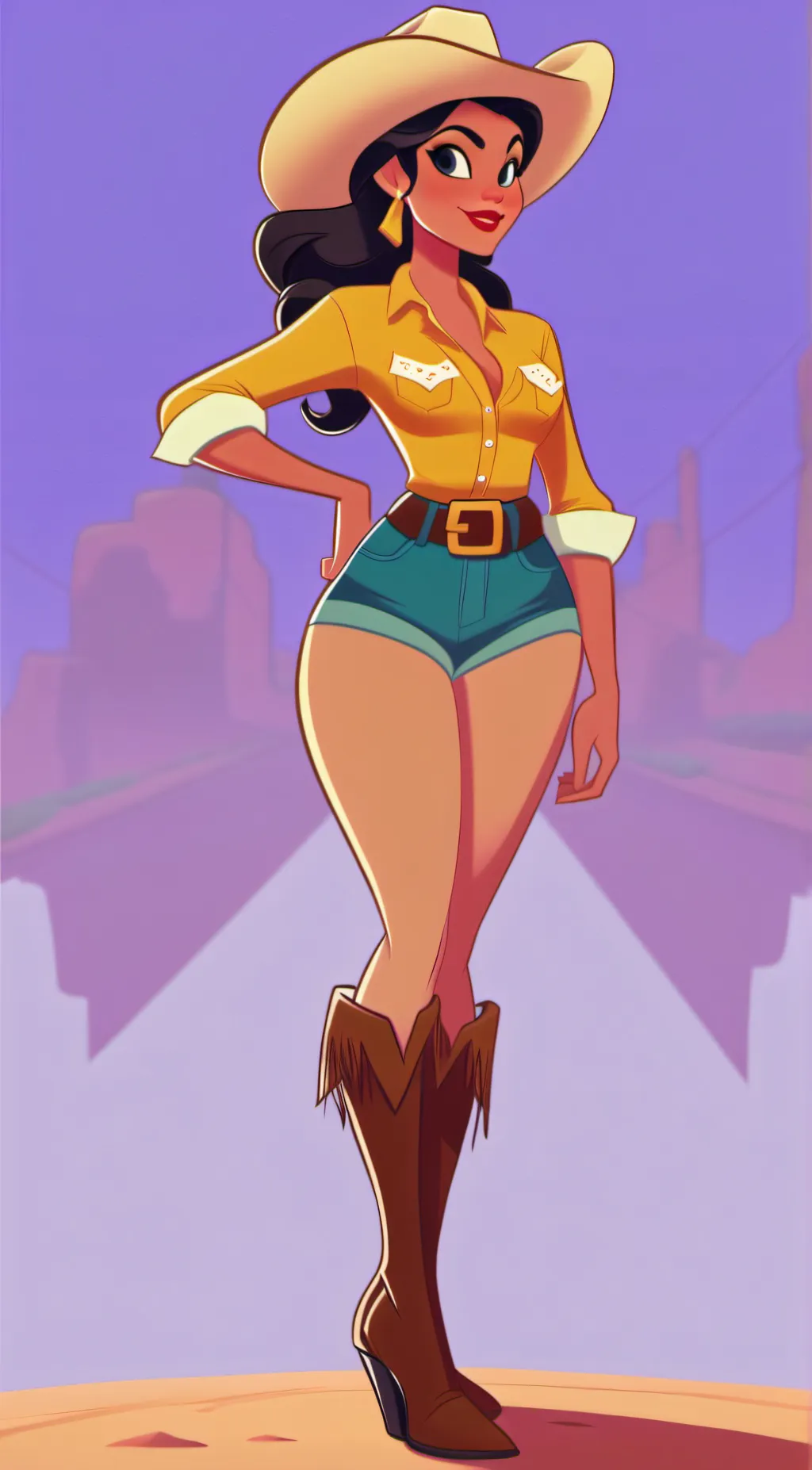 ai character: Henrietta  background