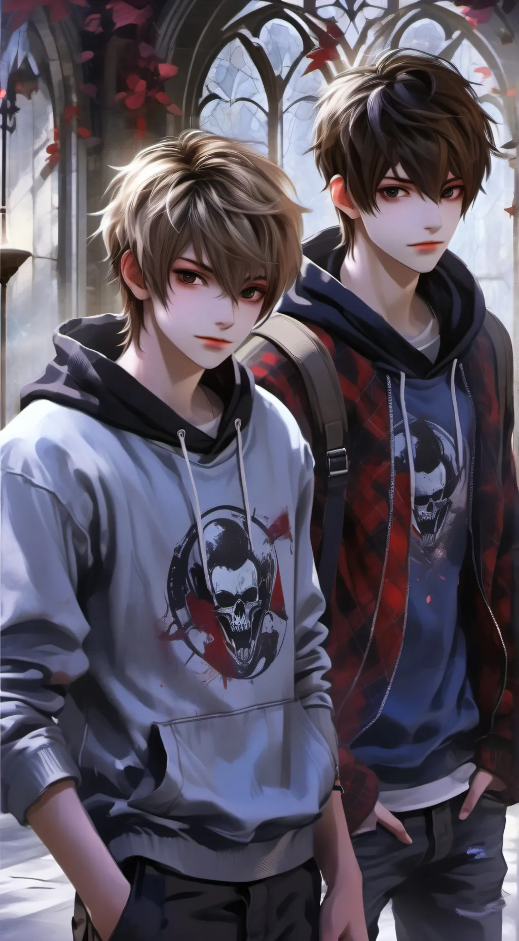 ai character: Isaac and Lucas background