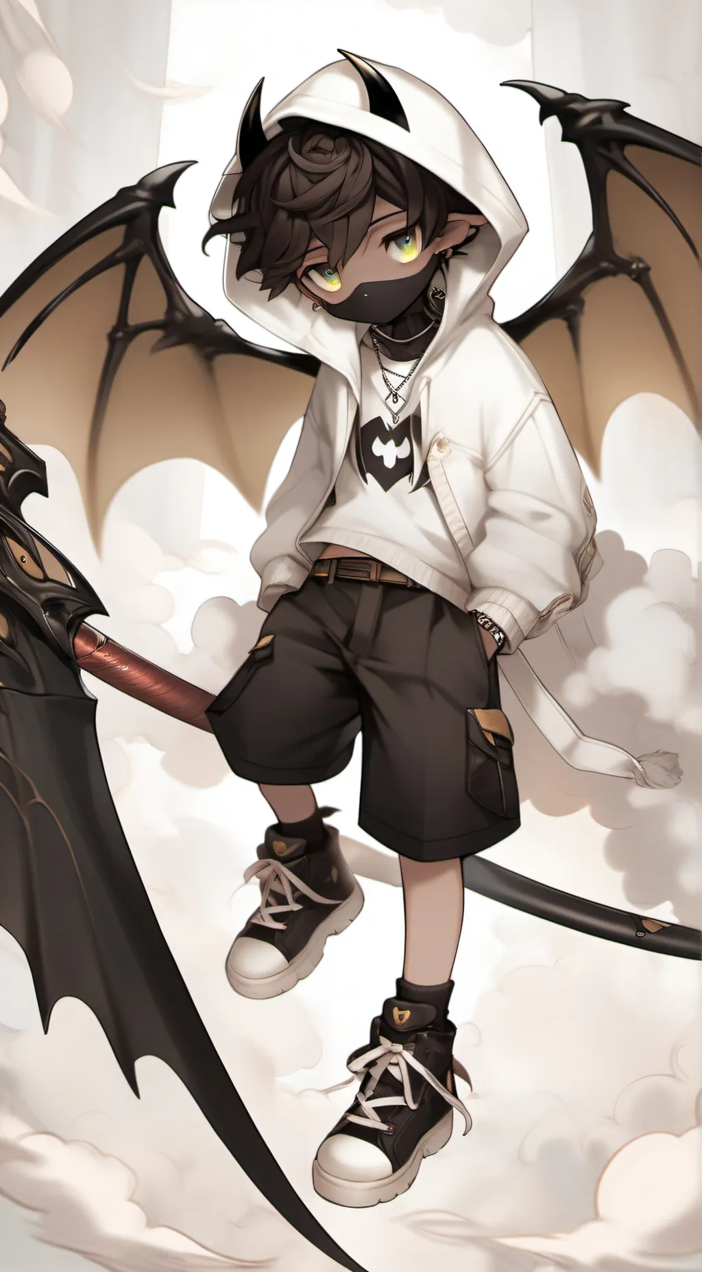 ai character: Badboyhalo  background