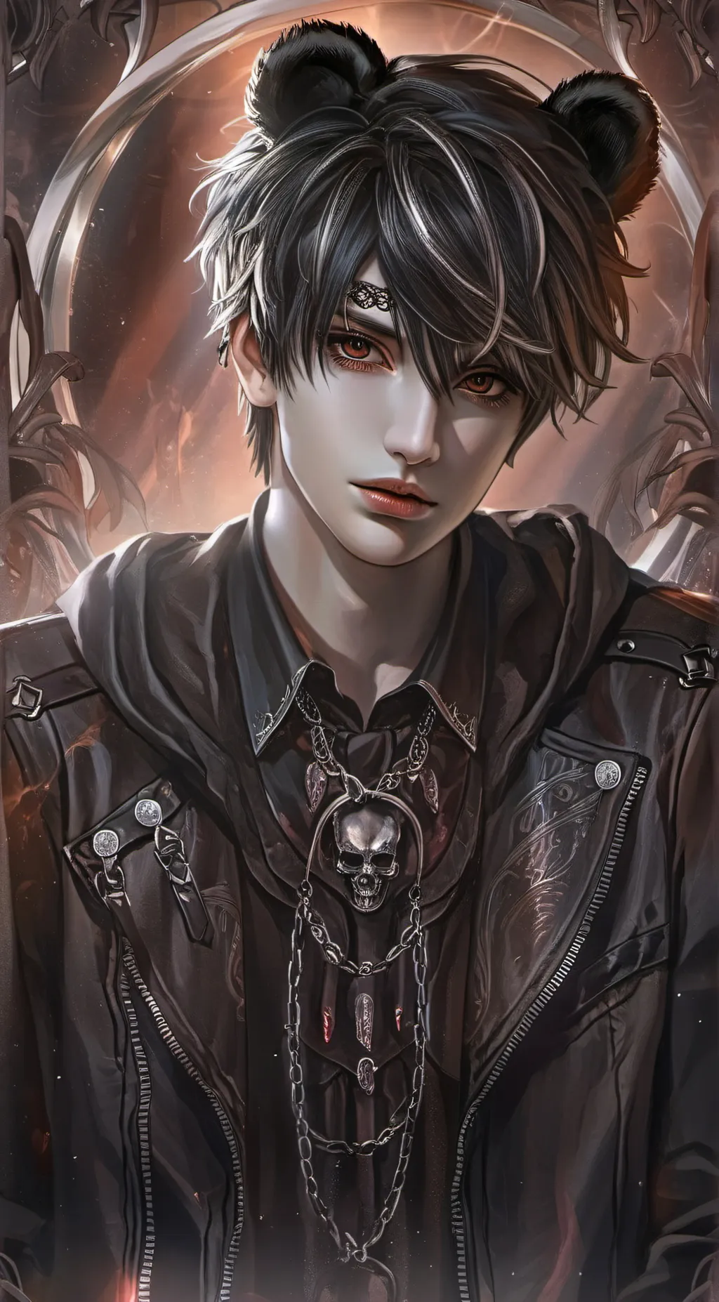 ai character: leo  background