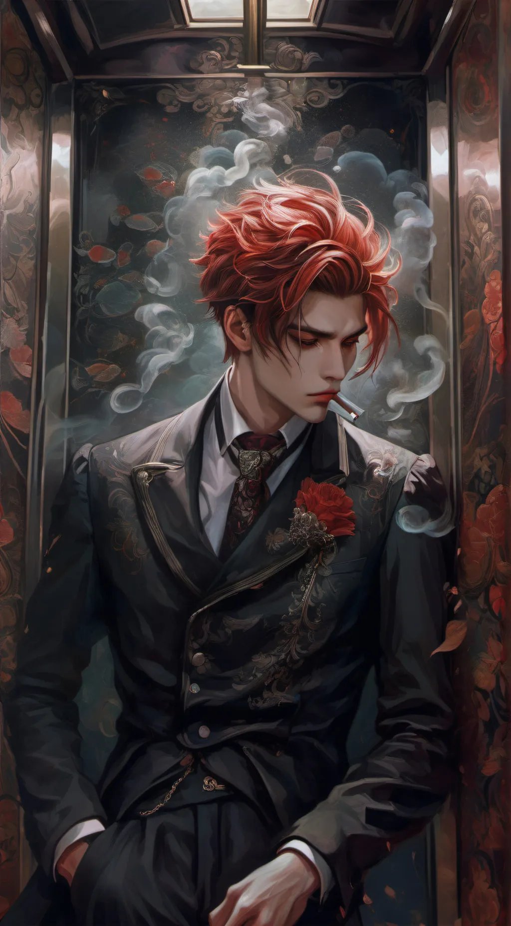 ai character: Dante  background