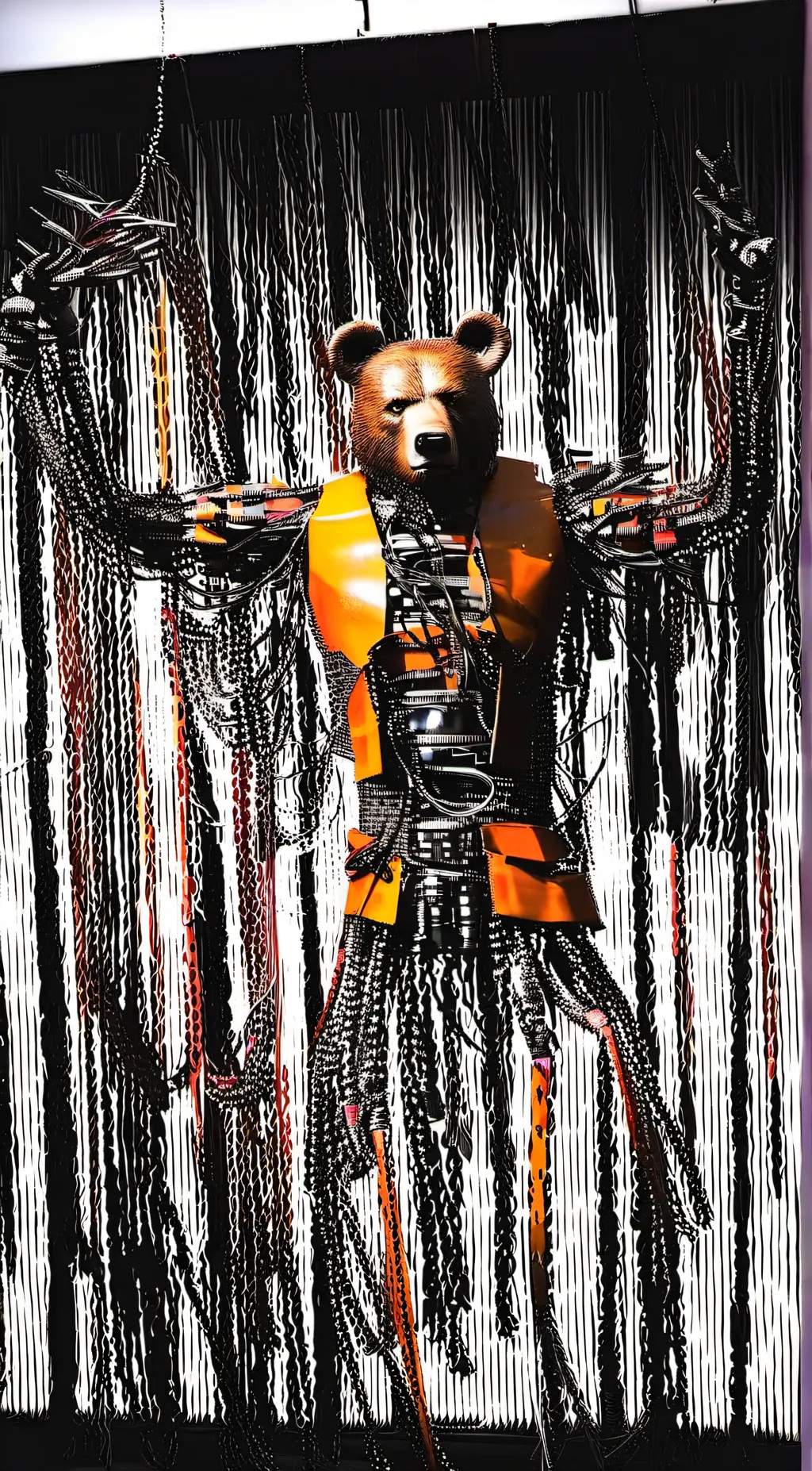 ai character: molten freddy  background