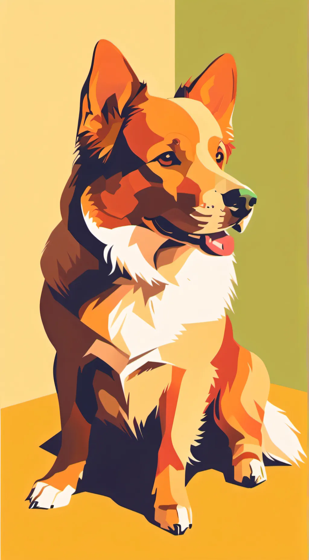 ai character: flint background