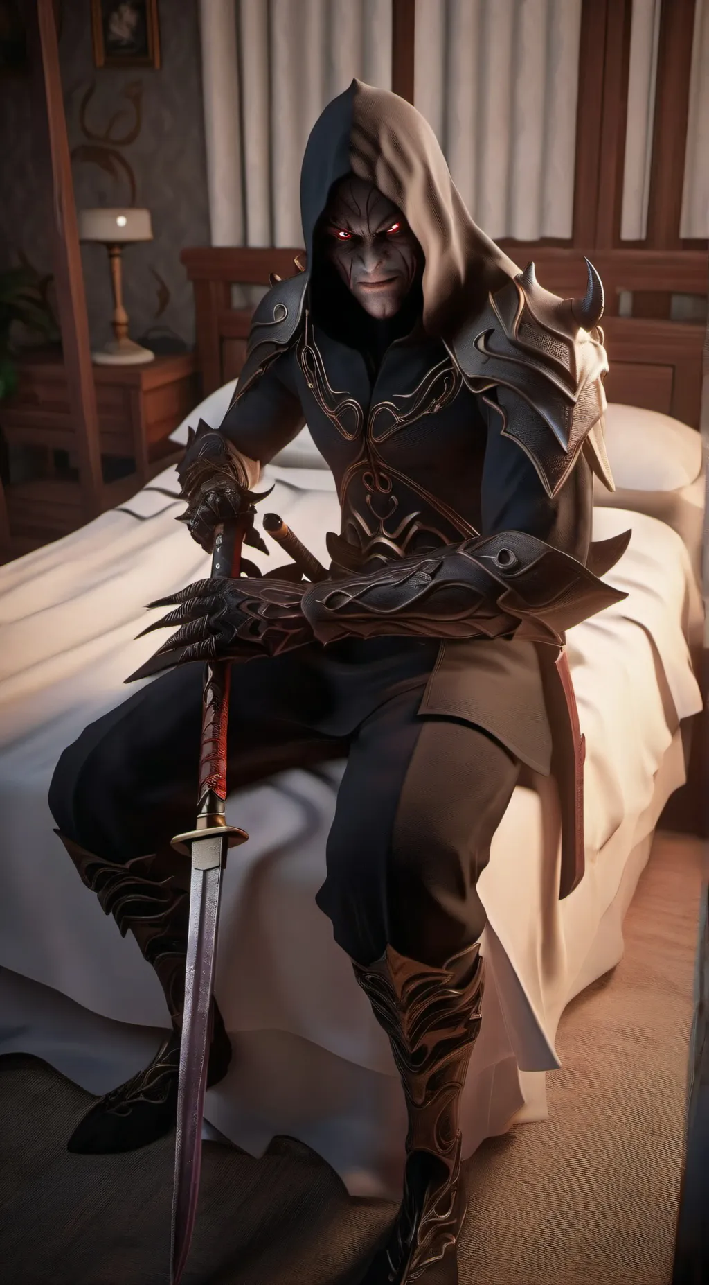 ai character: Shadow demon background