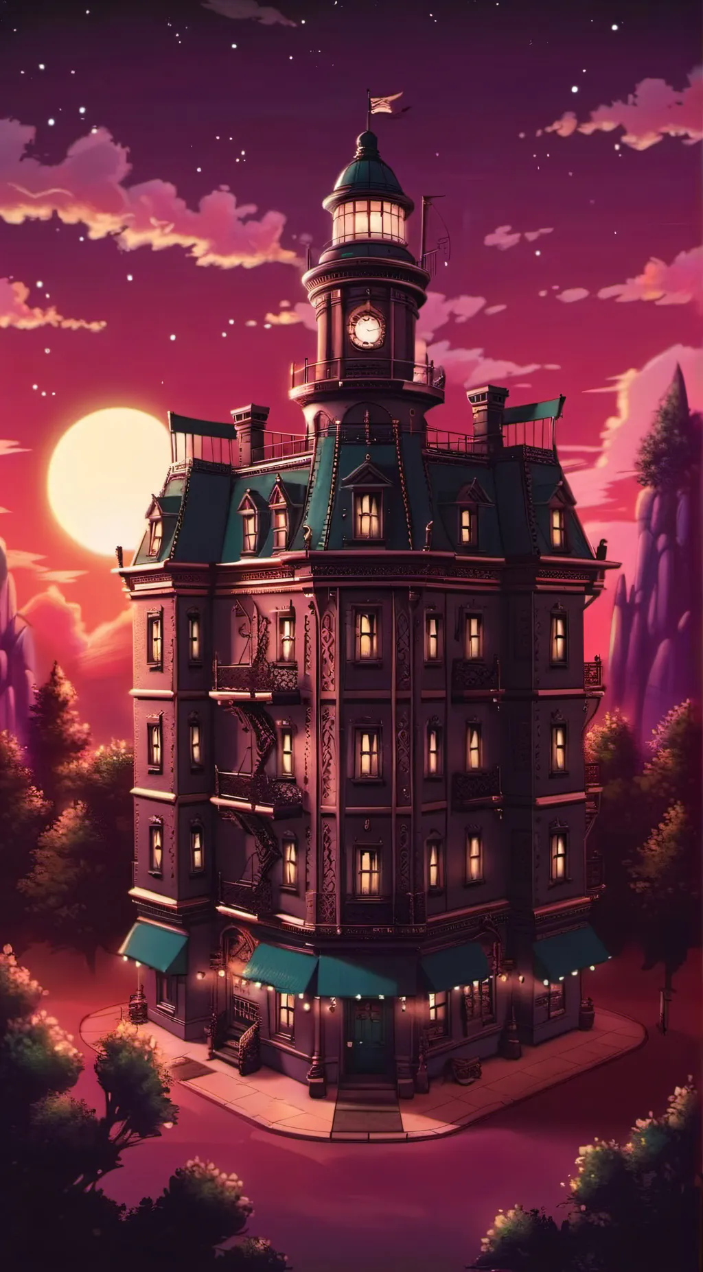 ai character: RadioApple background