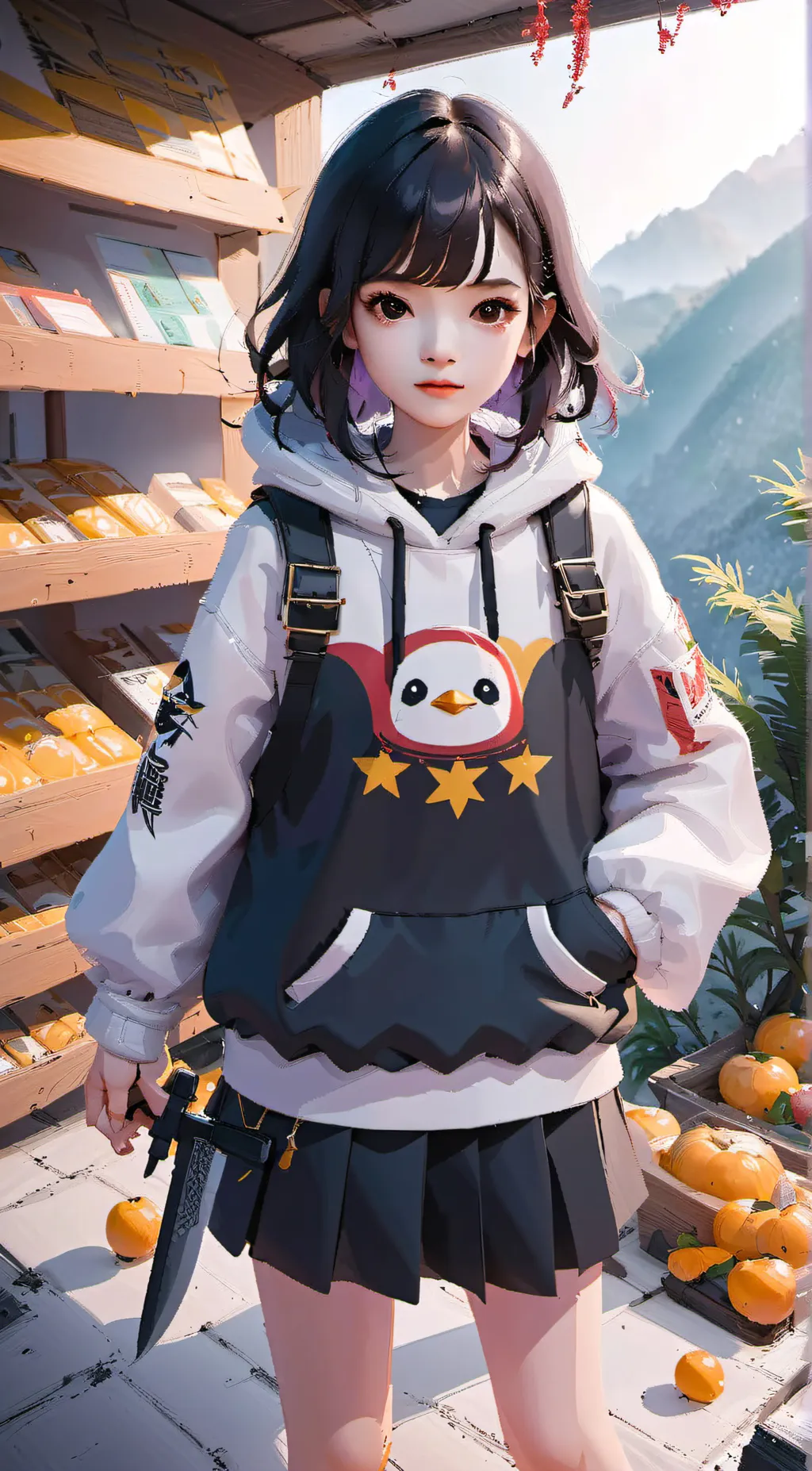 ai character: penny background