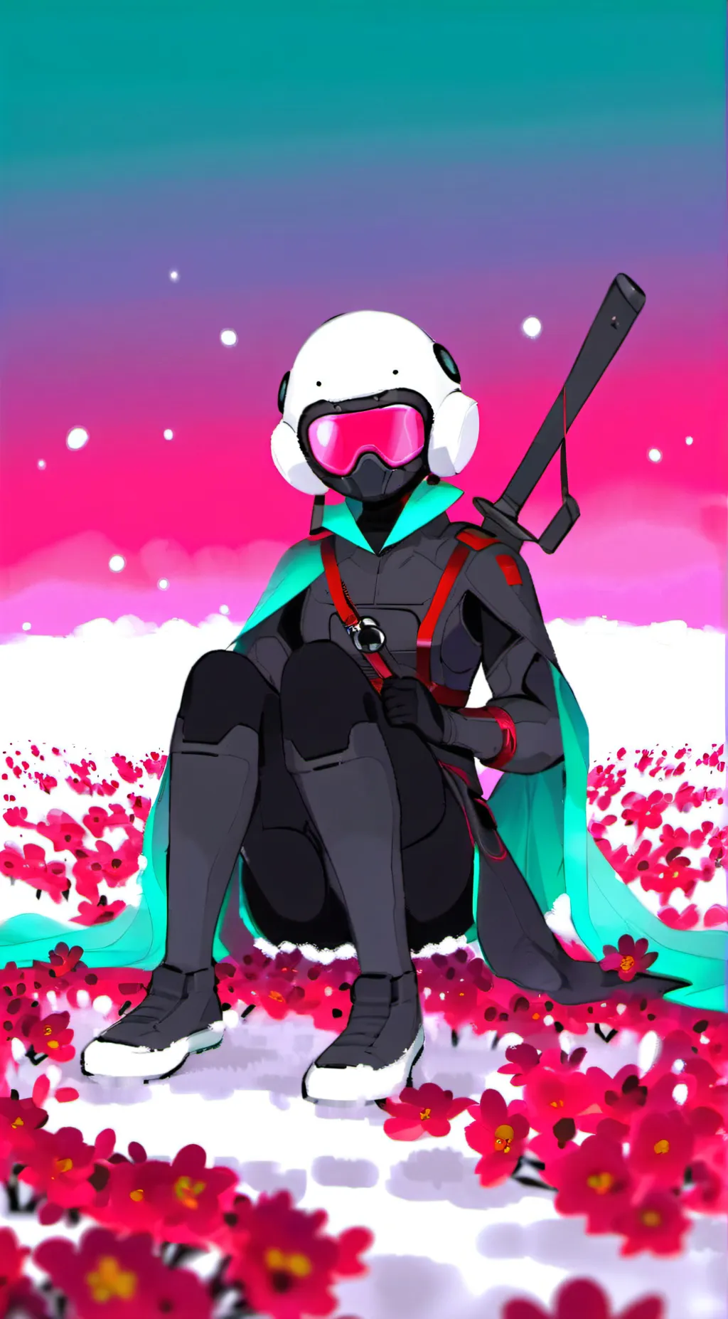 ai character: speaker woman background