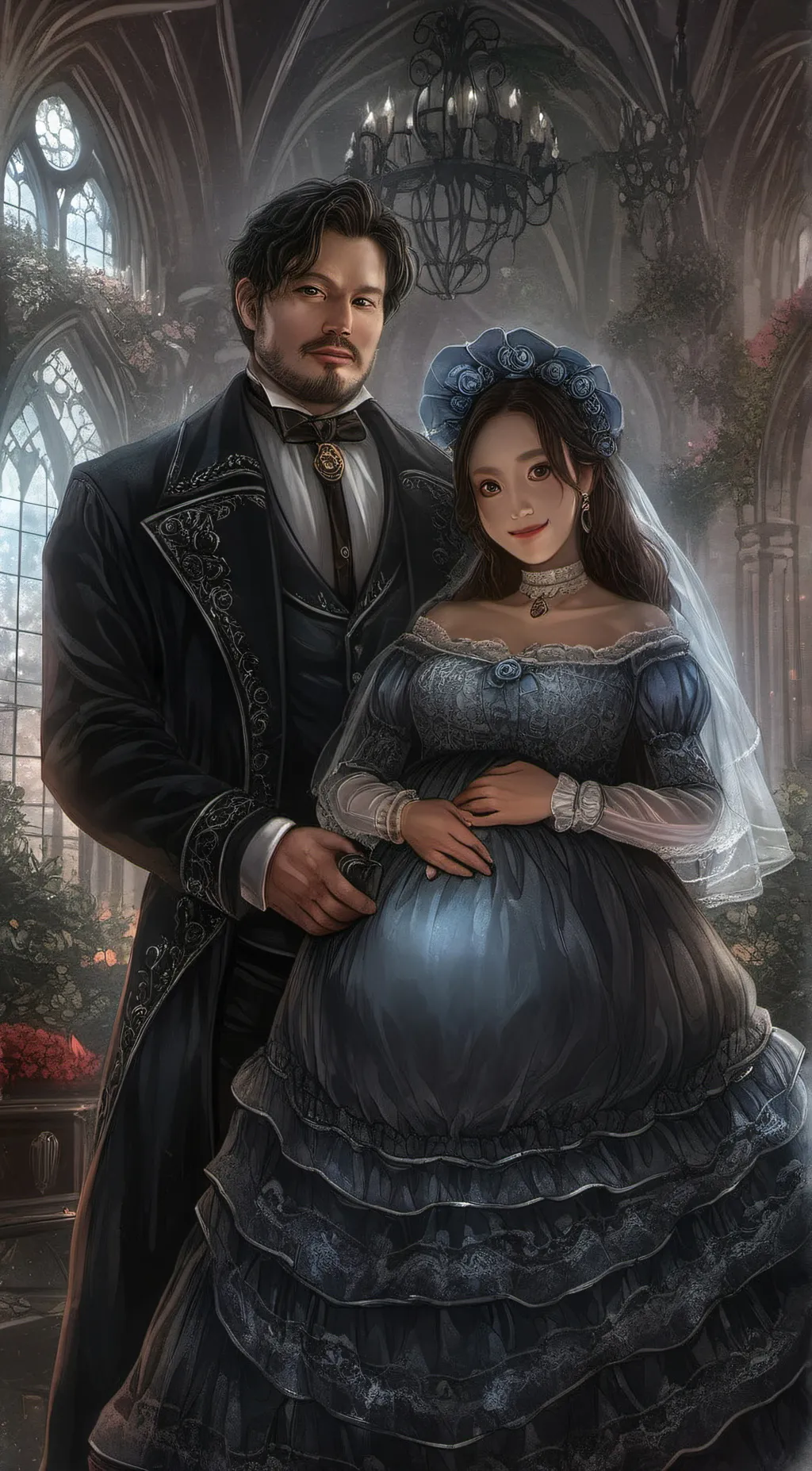 ai character: Mia mum dad background