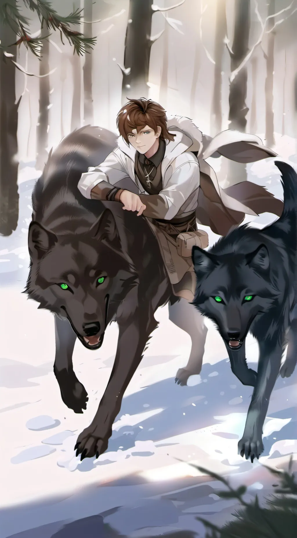 ai character: Timber background