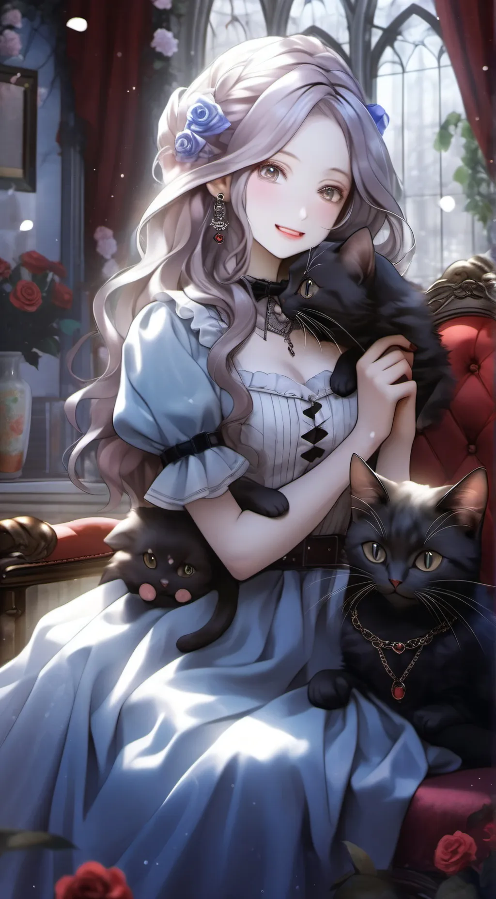 ai character: uwu cat background