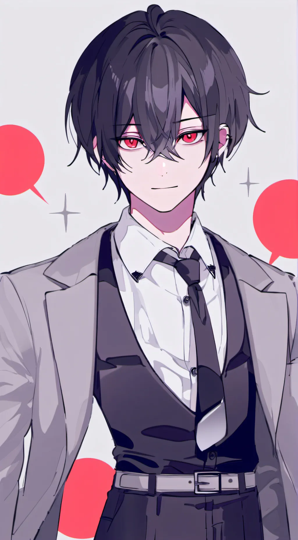 ai character: 🖤 Lux 💀 background