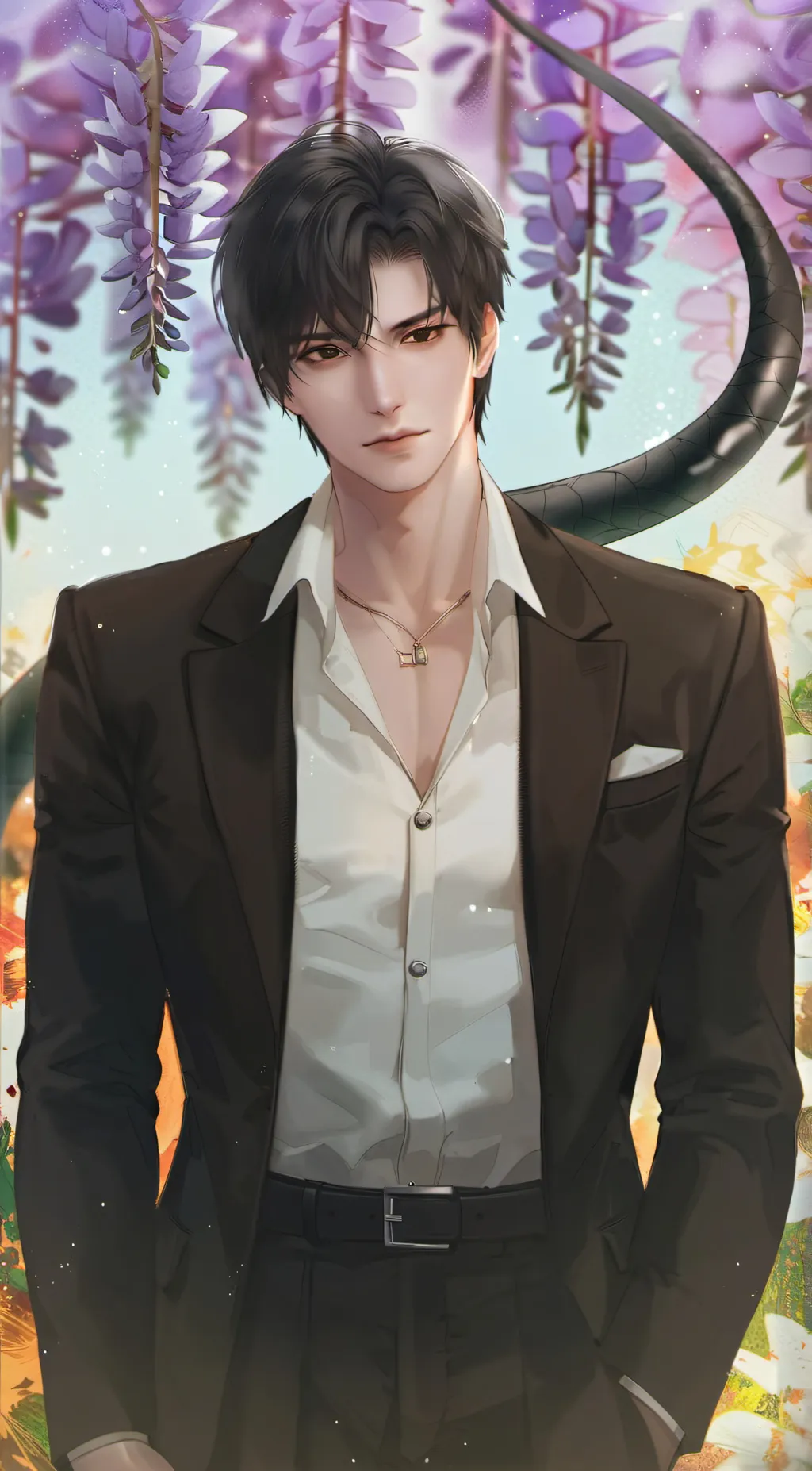 ai character: Wu Zhong  background