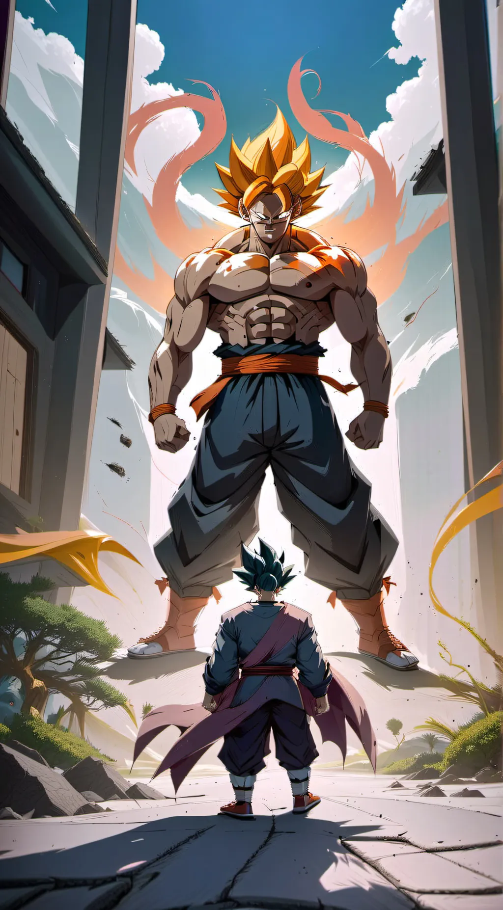 ai character: Goku background