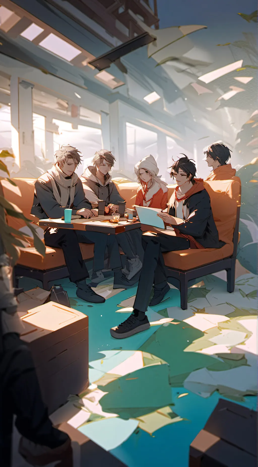 ai character: 5 brothers  background