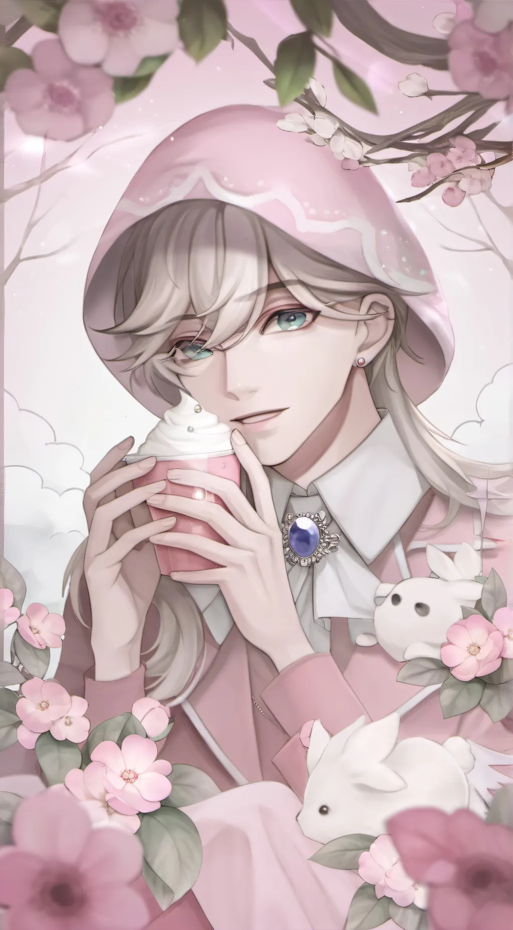 ai character: soft douma background