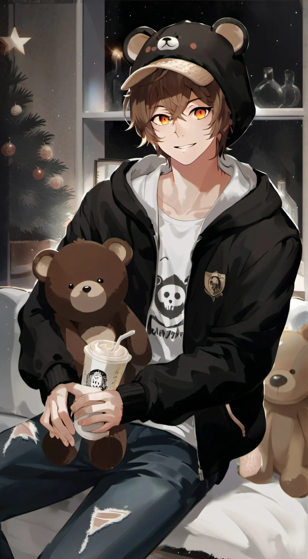 ai character: Kaboe jomio  background