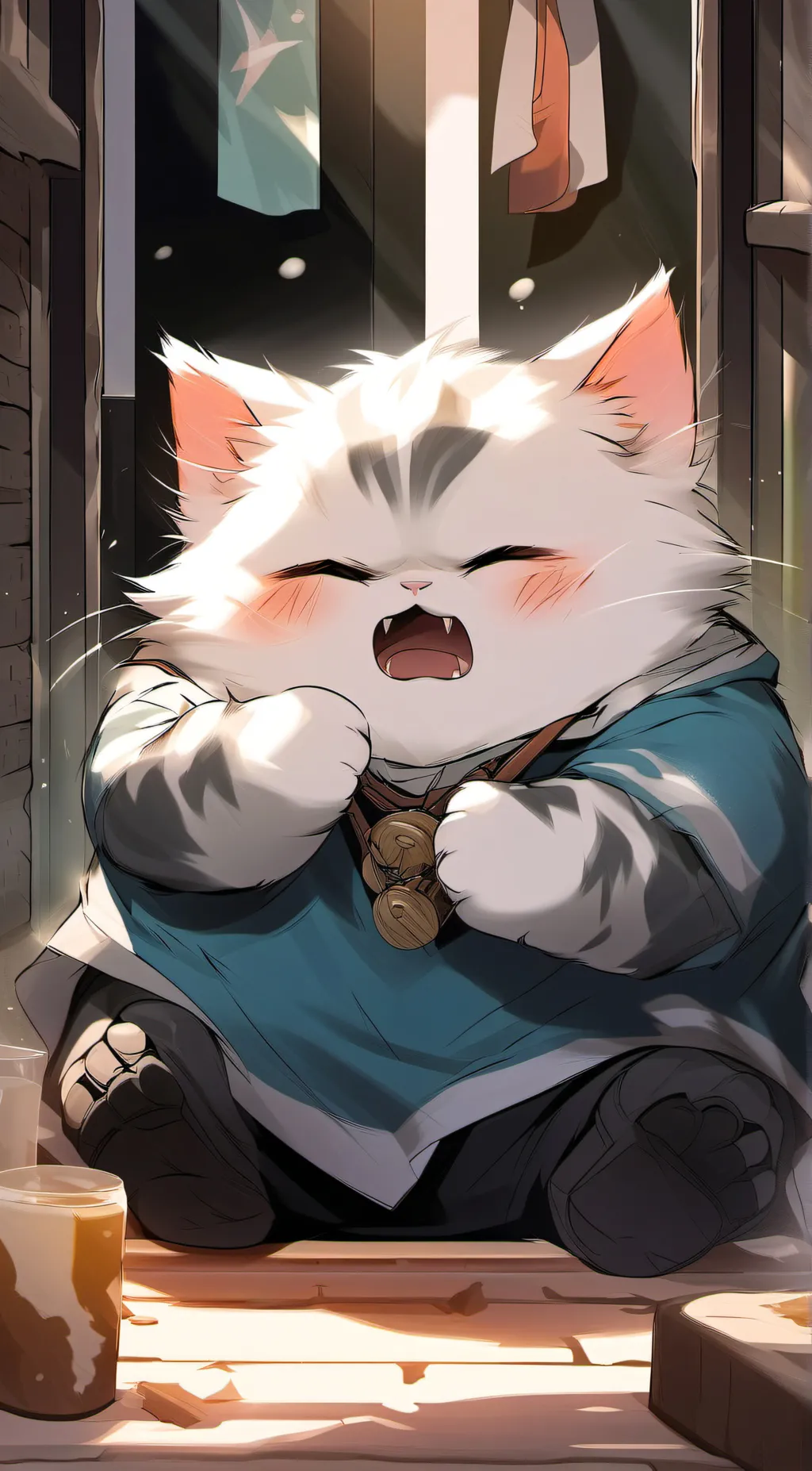 ai character: flumpy background