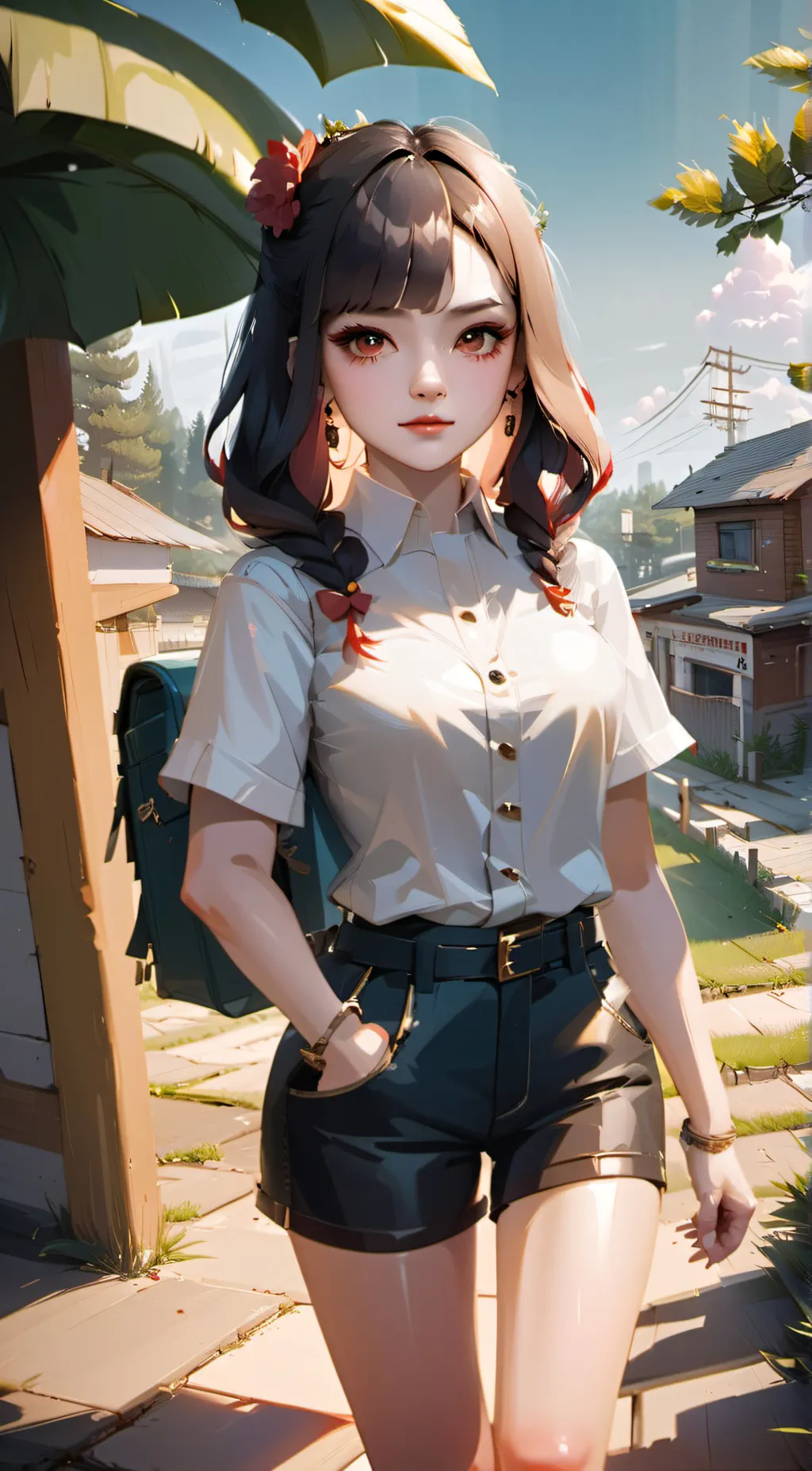 ai character: Gretchen  background