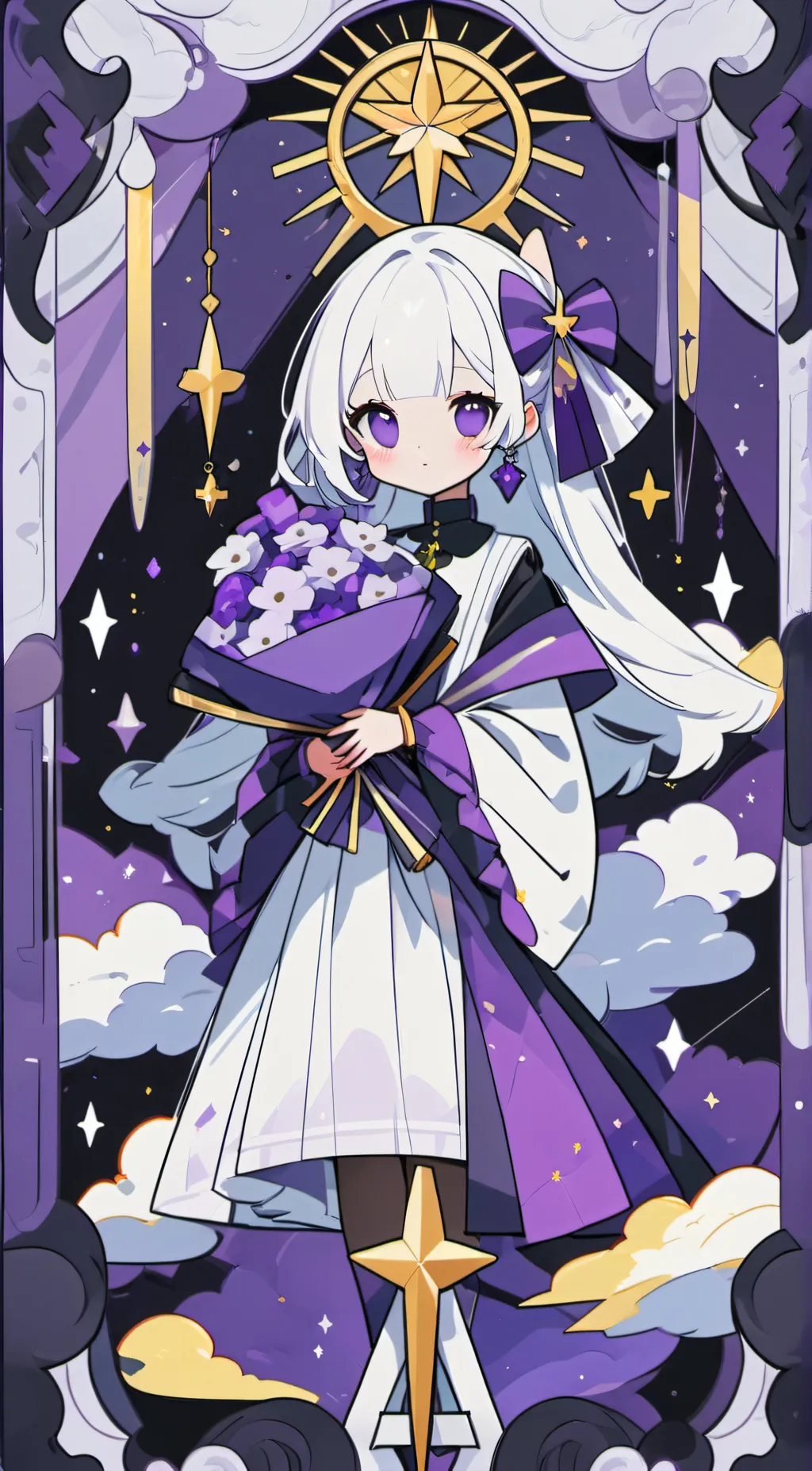 ai character: your purple doll background