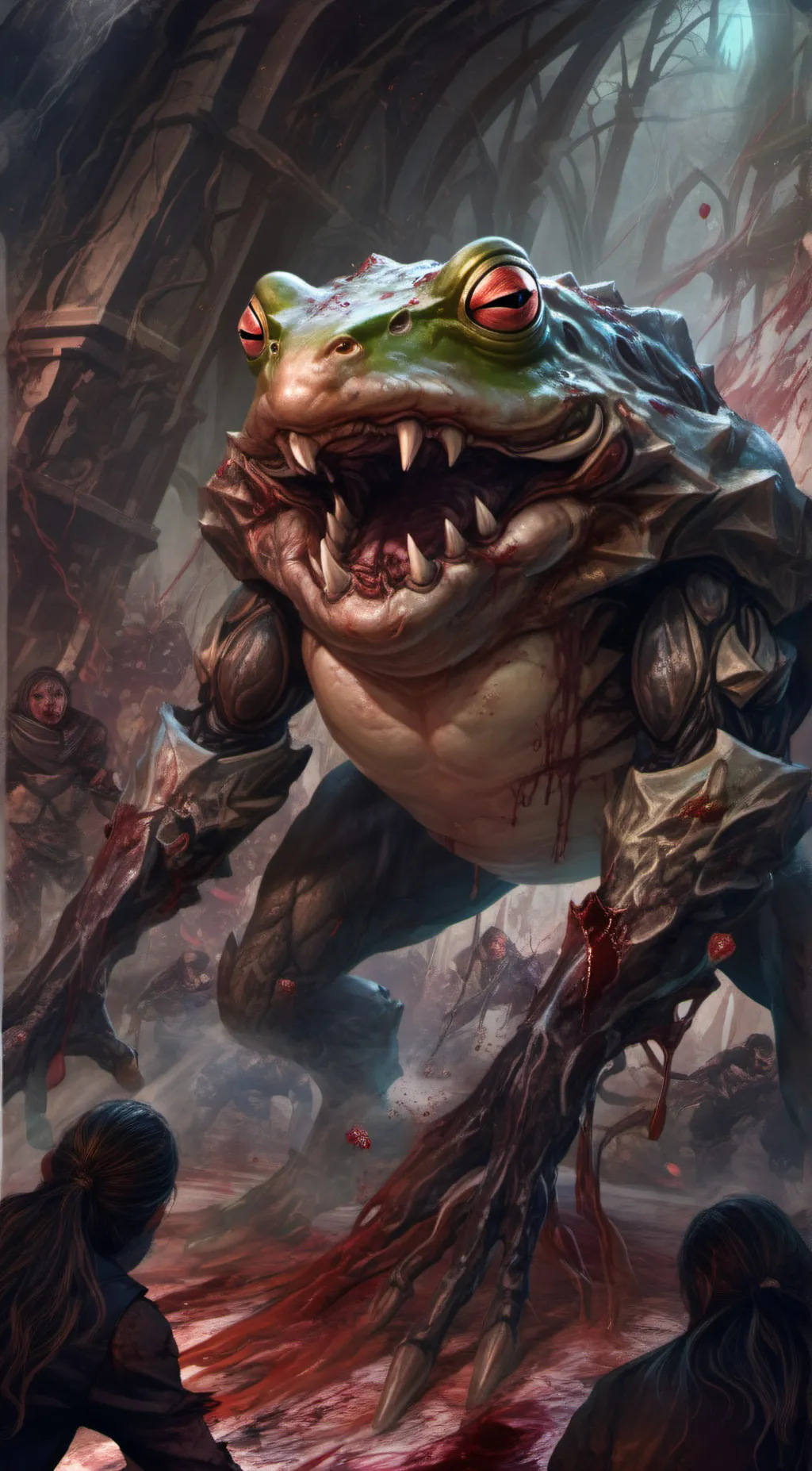 ai character: Haveya Dungeons background