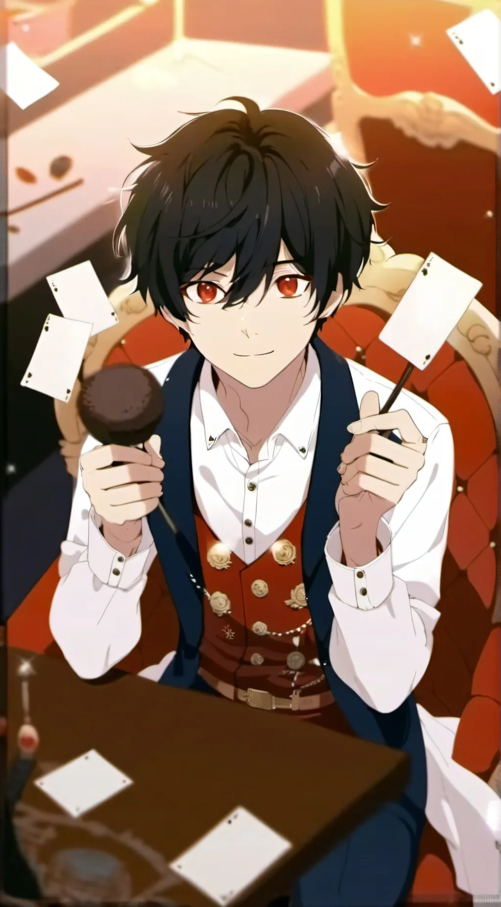 ai character: victer background