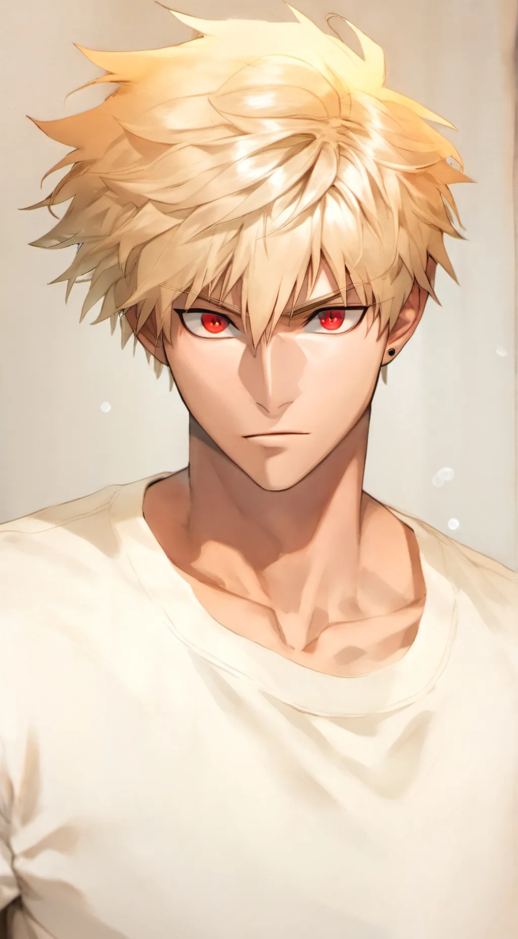 ai character: Katsuki Bakugo  background