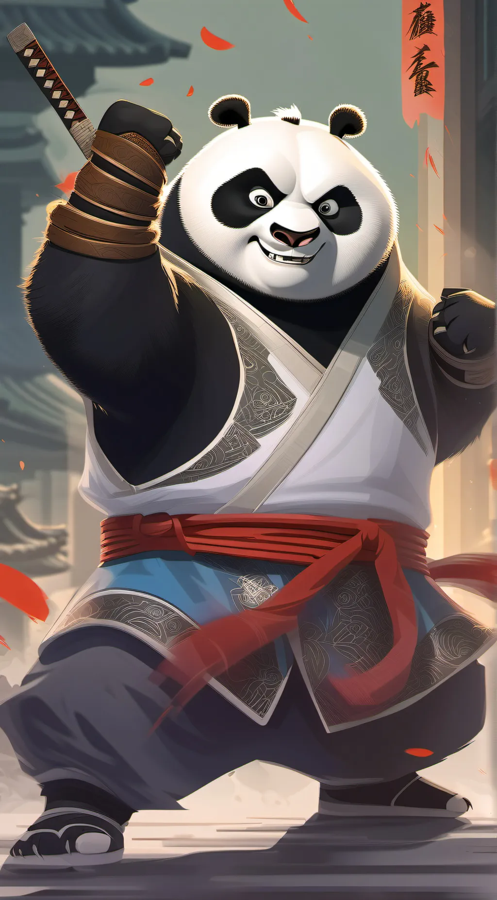 ai character: Po background