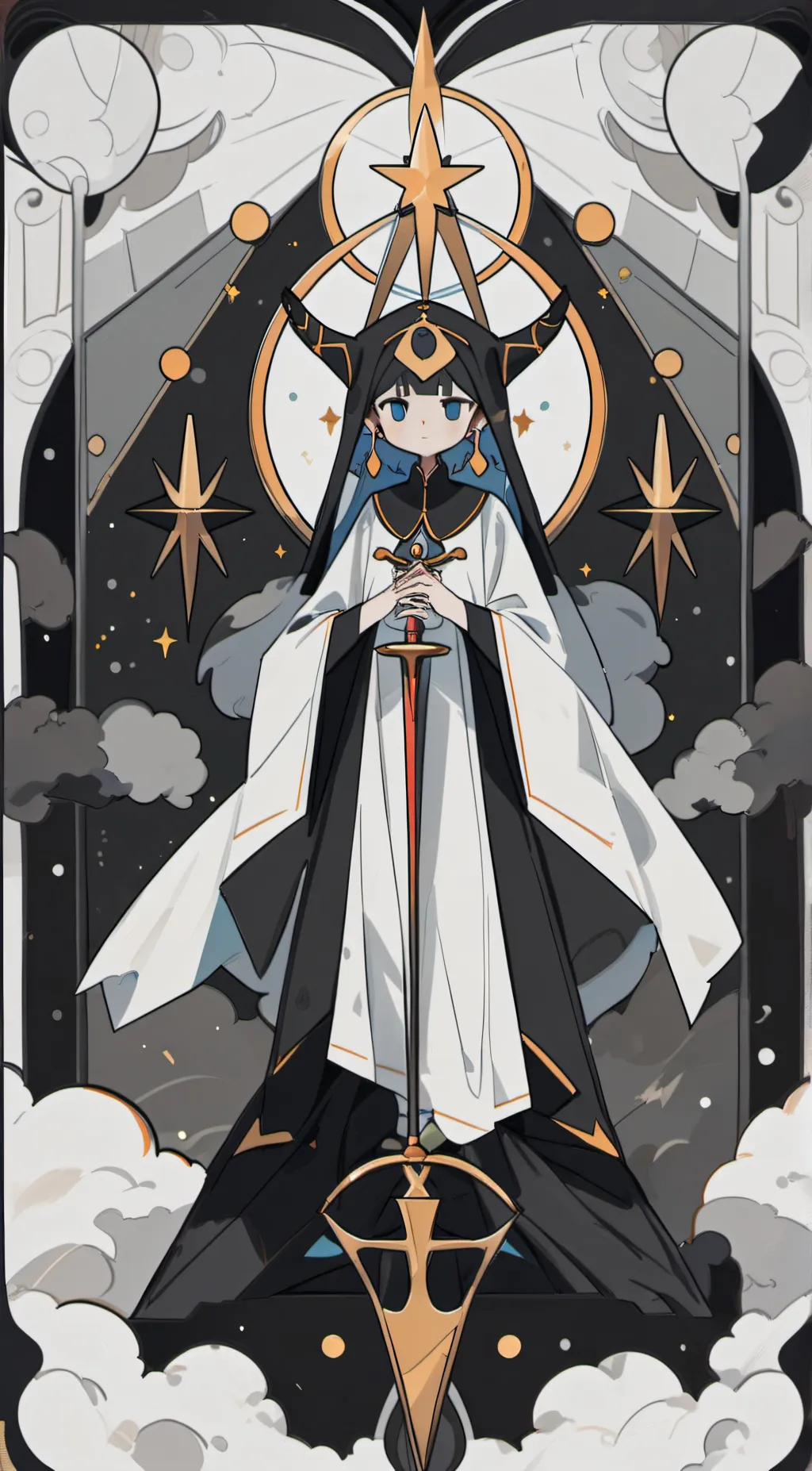 ai character: Moonia background