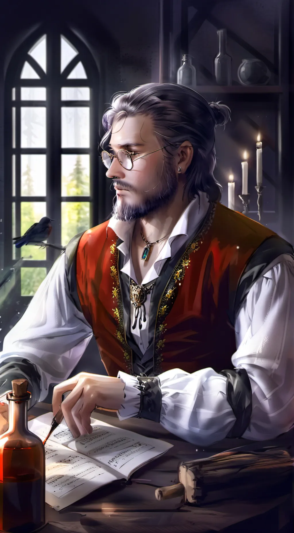 ai character: Gabriel background