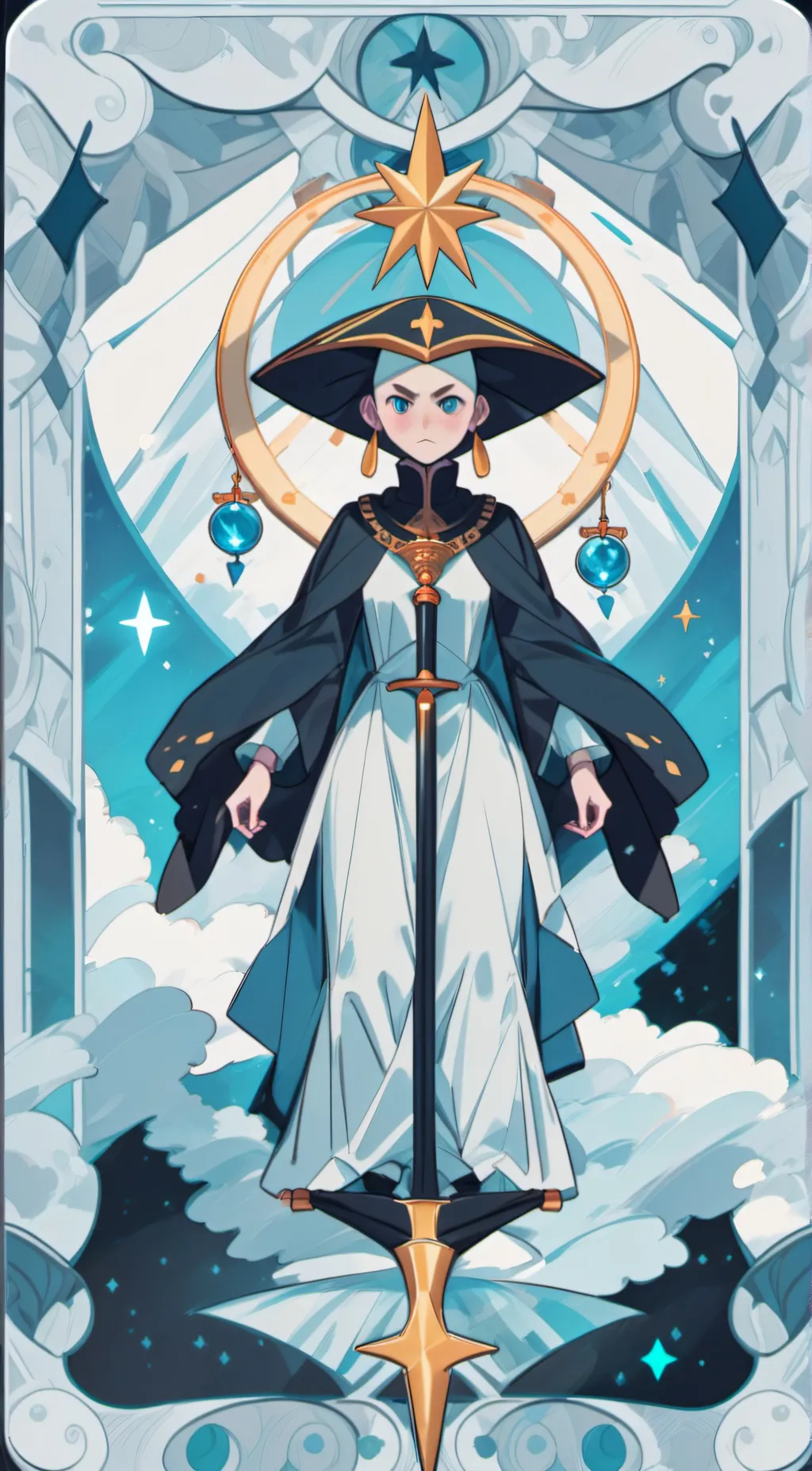 ai character: women trio background