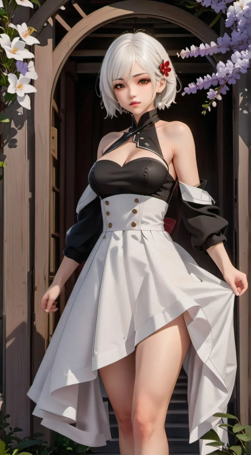 ai character: Liane  background