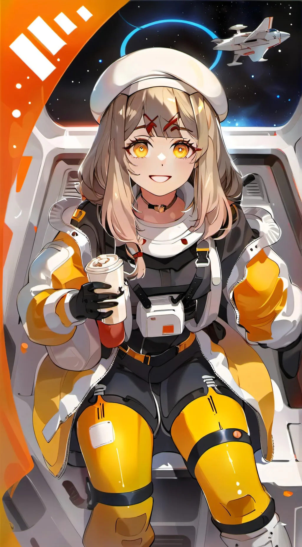 ai character: Yellow (Among Us) background