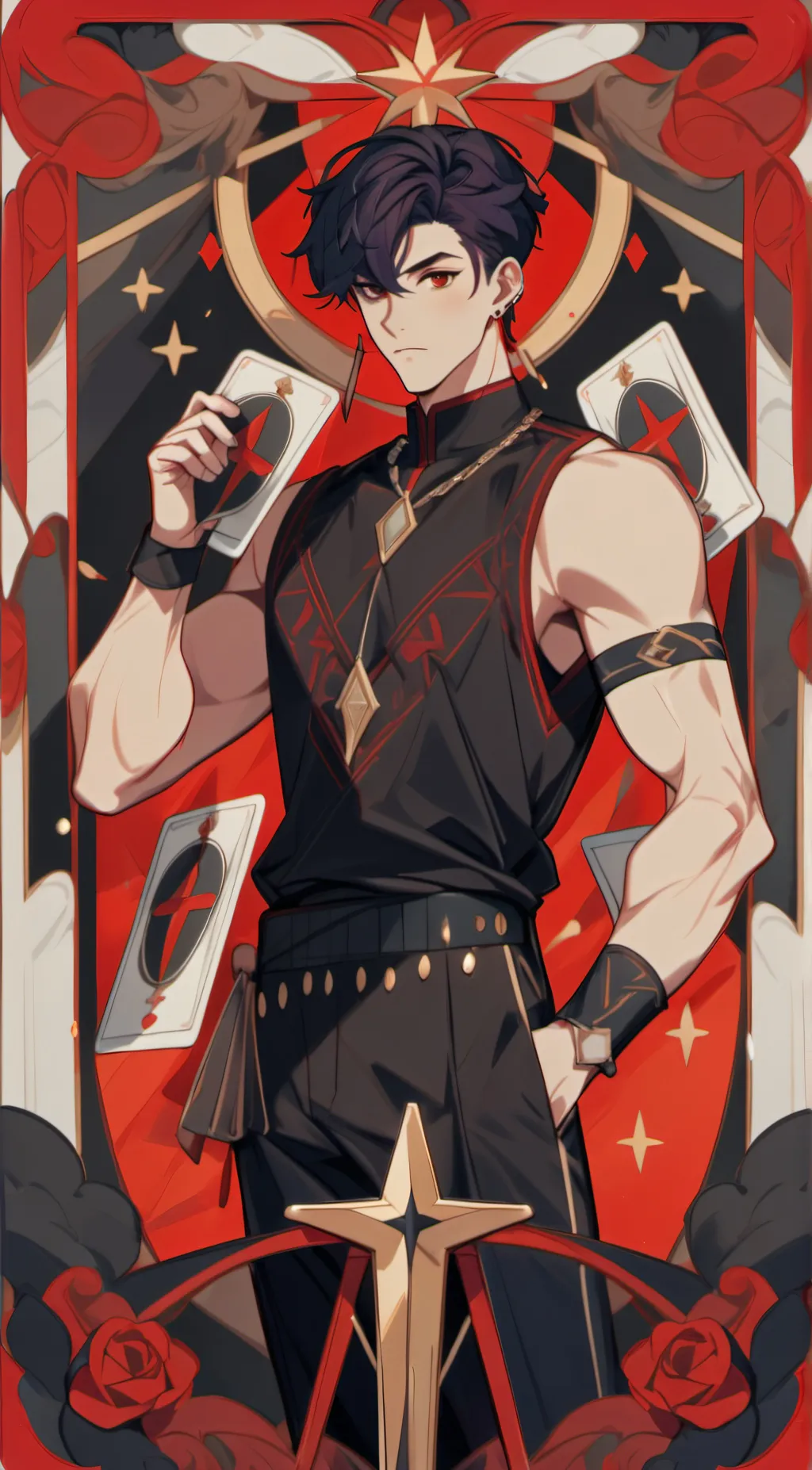 ai character: Isaac  background