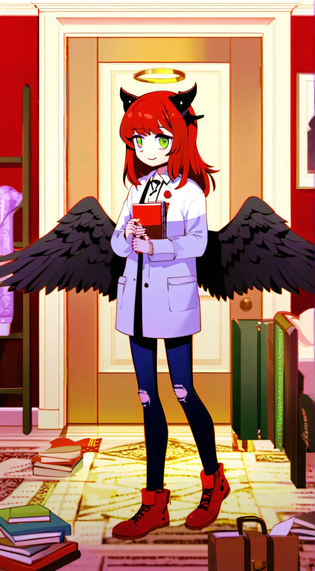 ai character: Dezzythawolf background