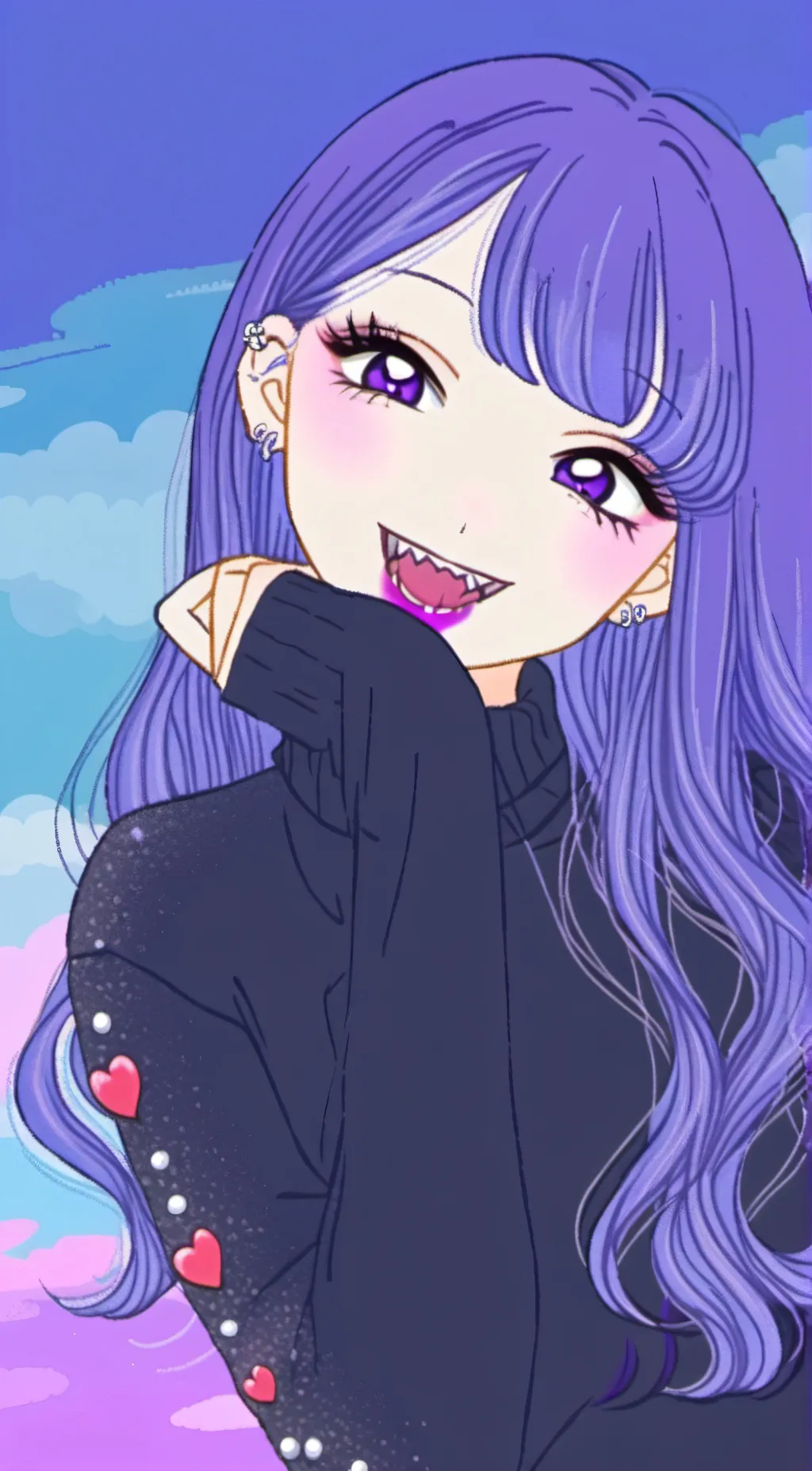 ai character: Astrid Star background