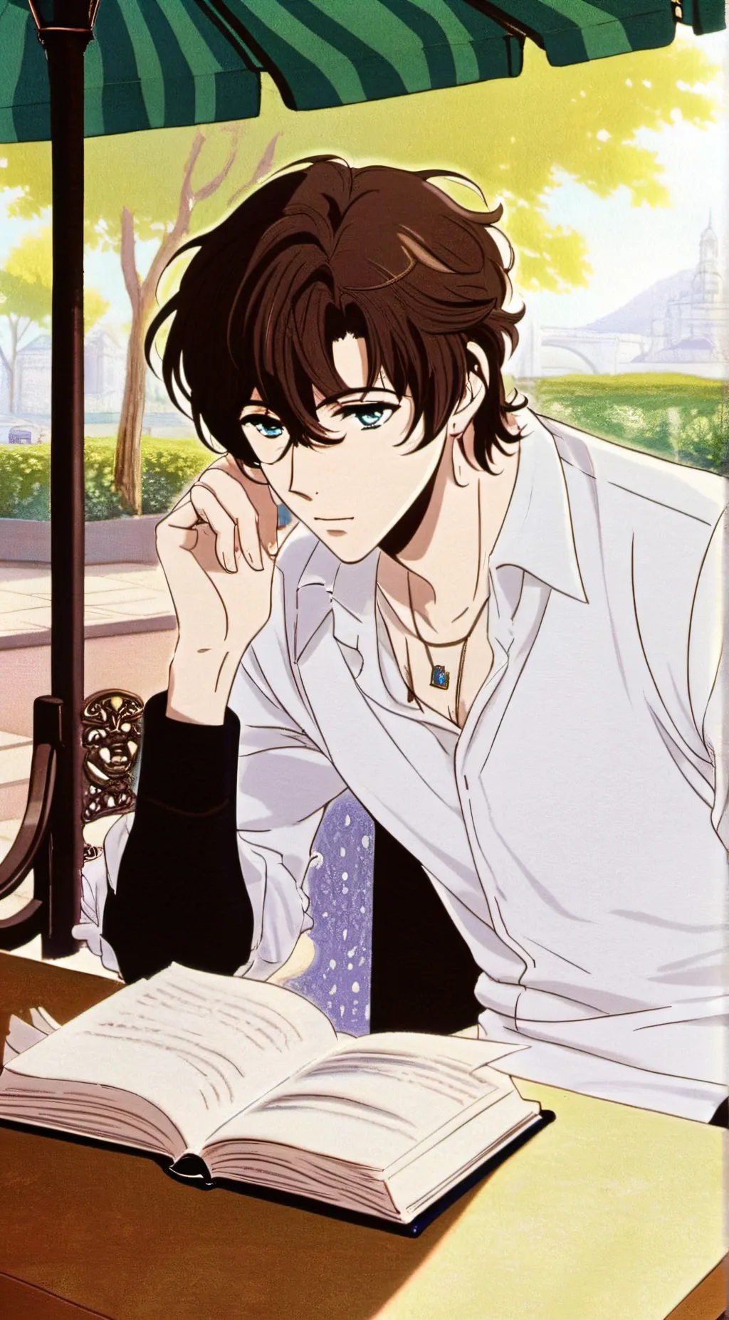 ai character: Enemies to lover background