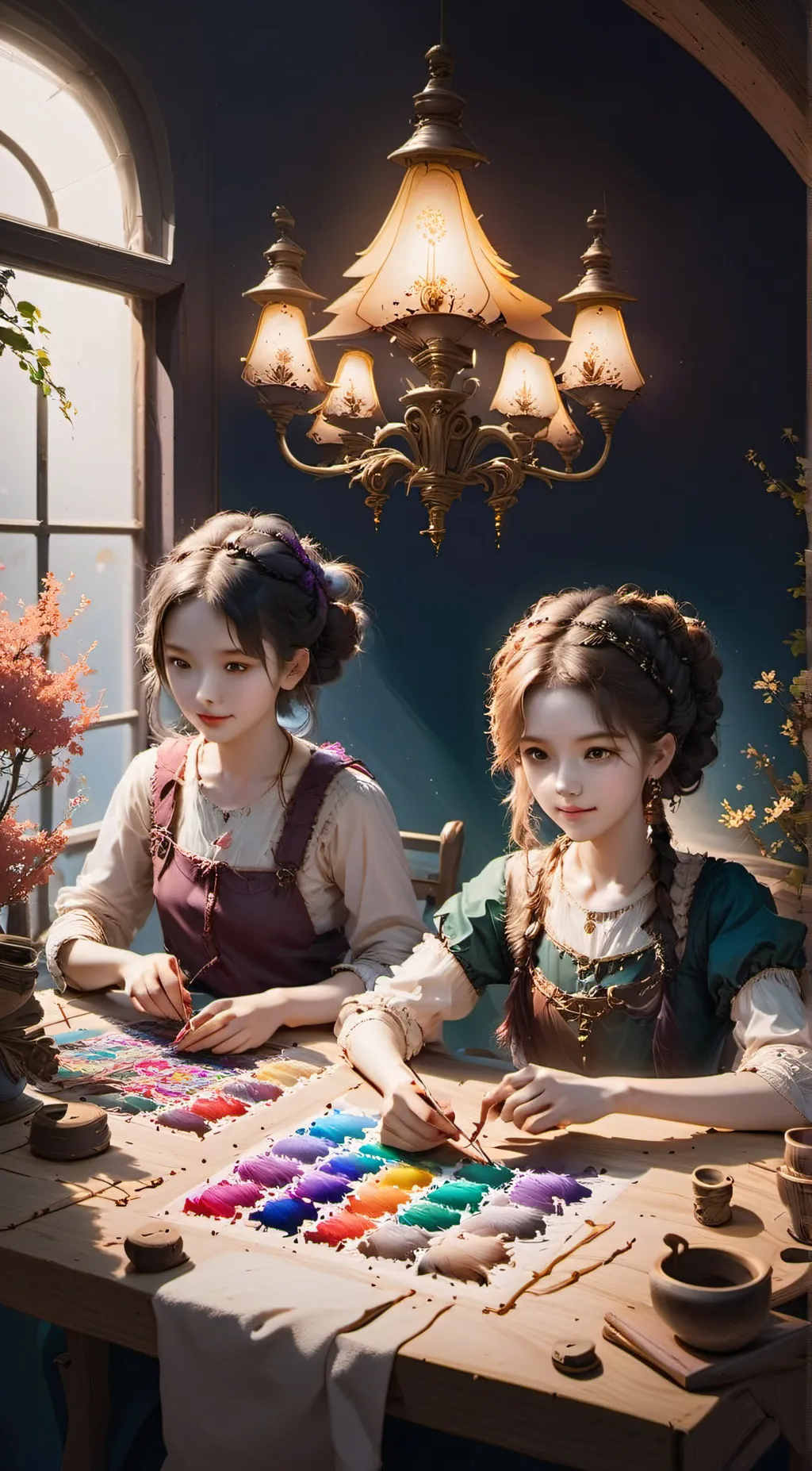 ai character: Tesse and 11 other background