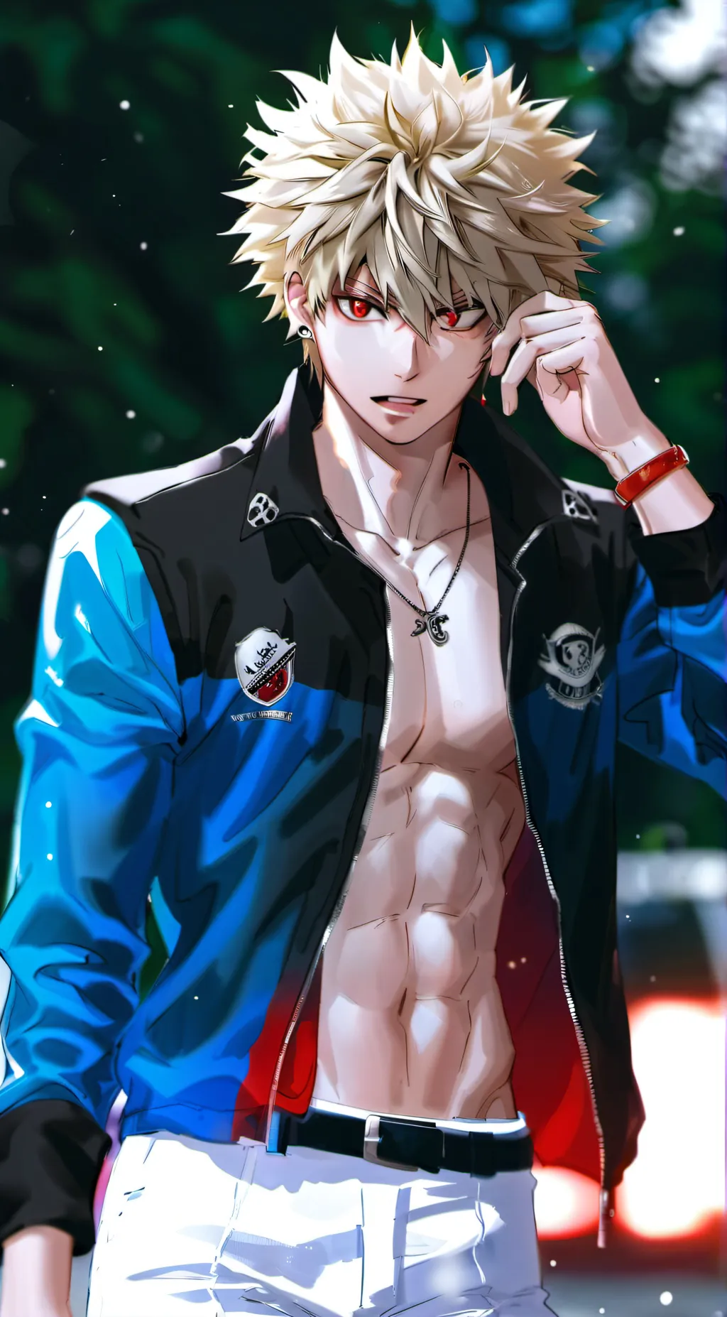 ai character: katsuki bakugo~ background