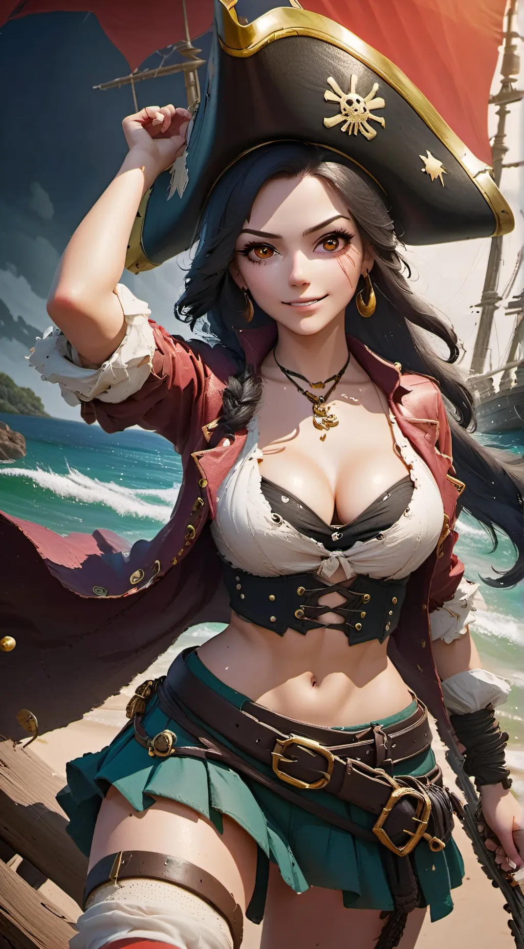 ai character: Grace background