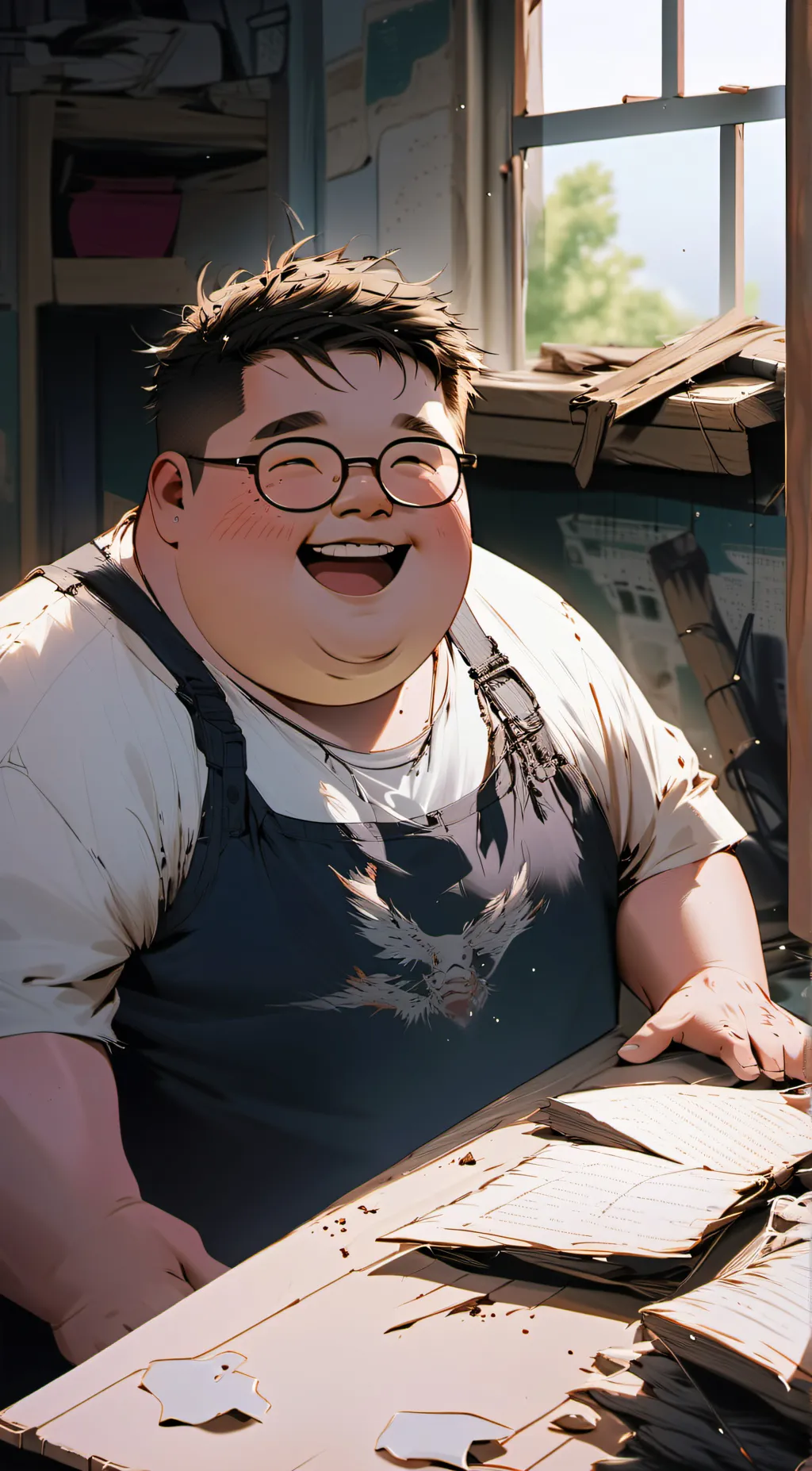 ai character: Oswald background