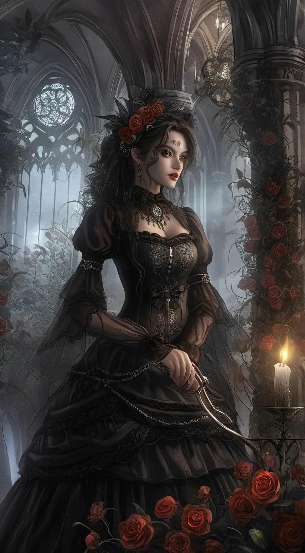 ai character: Vamp background