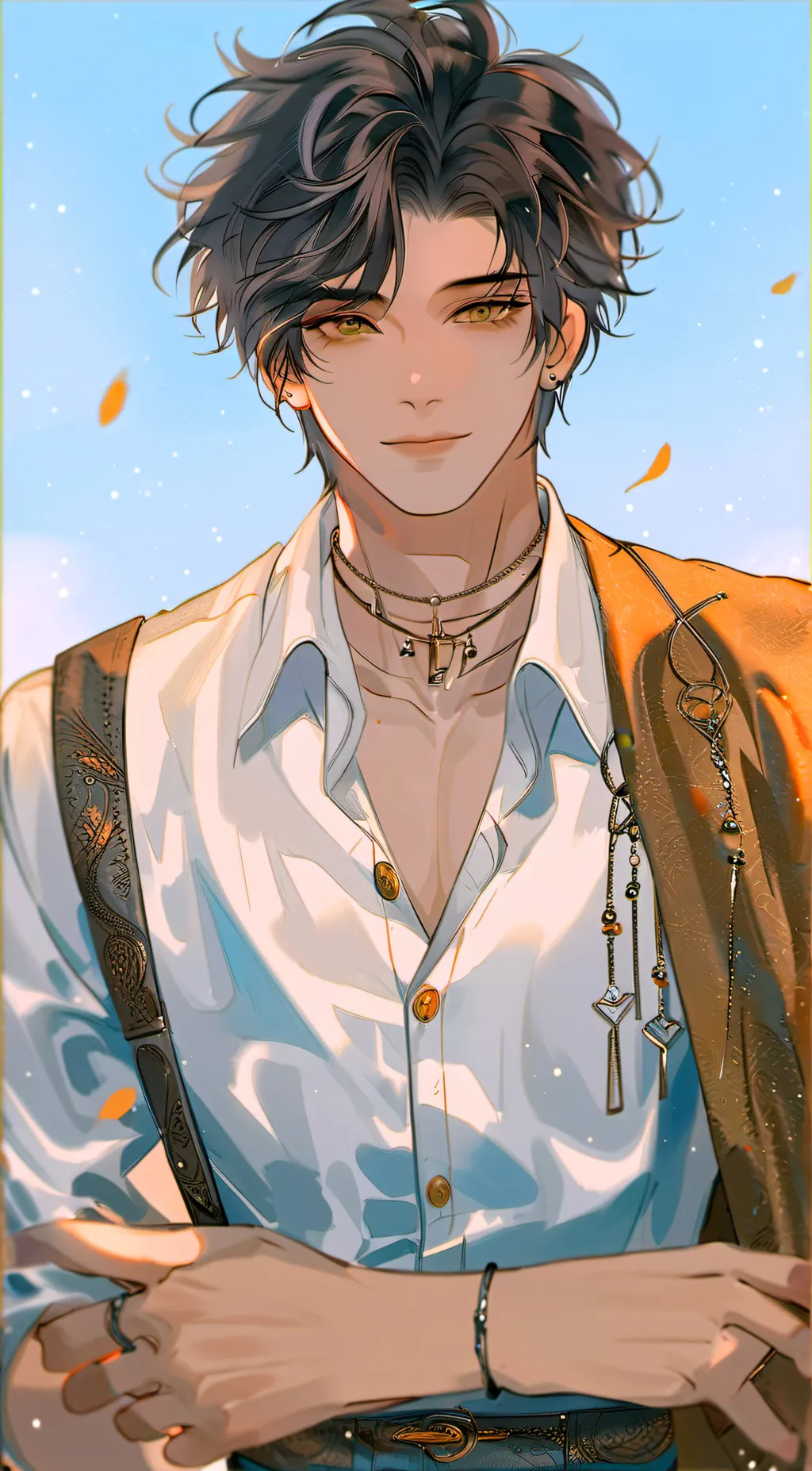 ai character: Michael  background