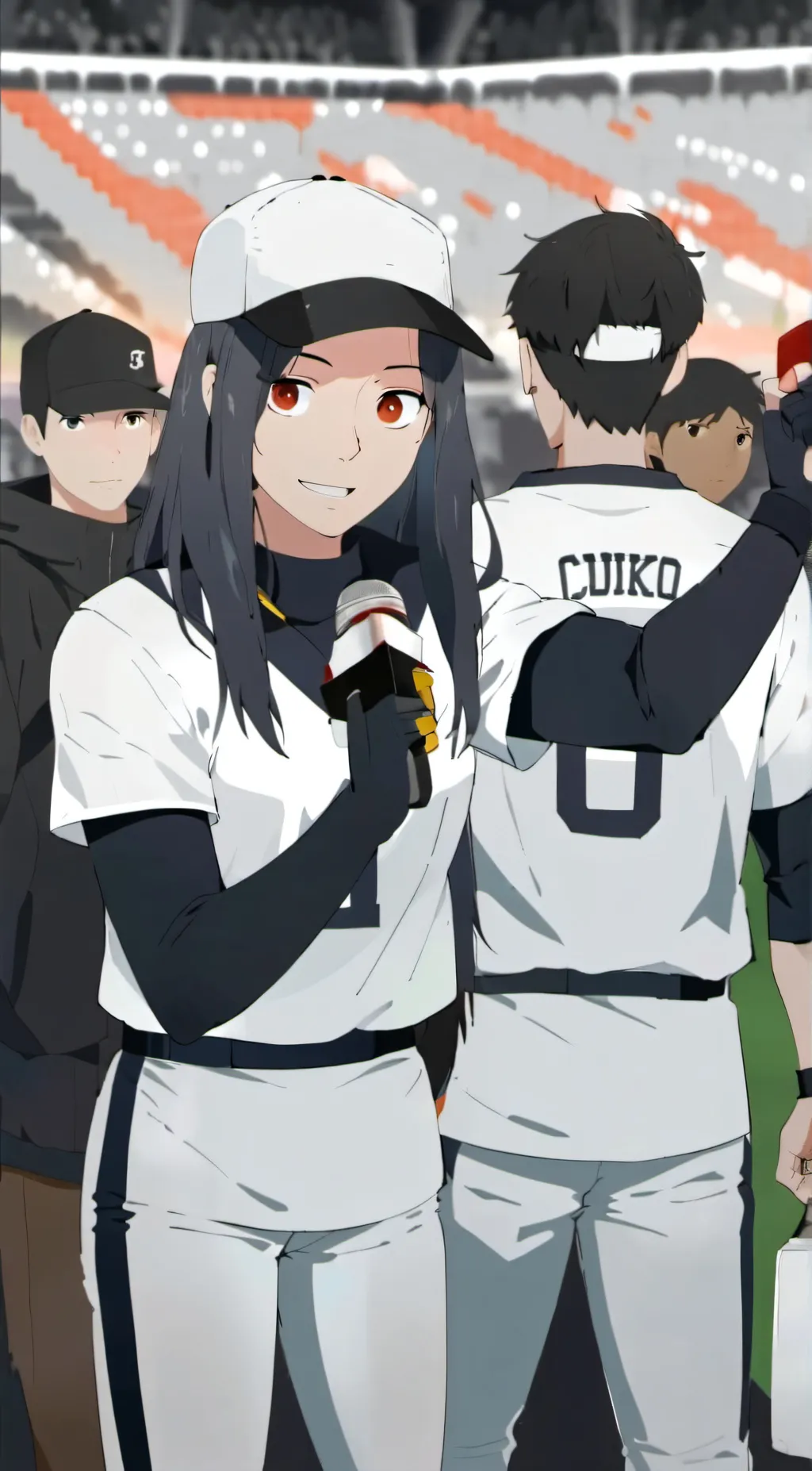 ai character: Ashley background