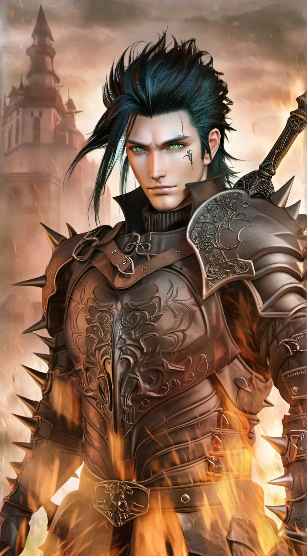 ai character: Kuro background