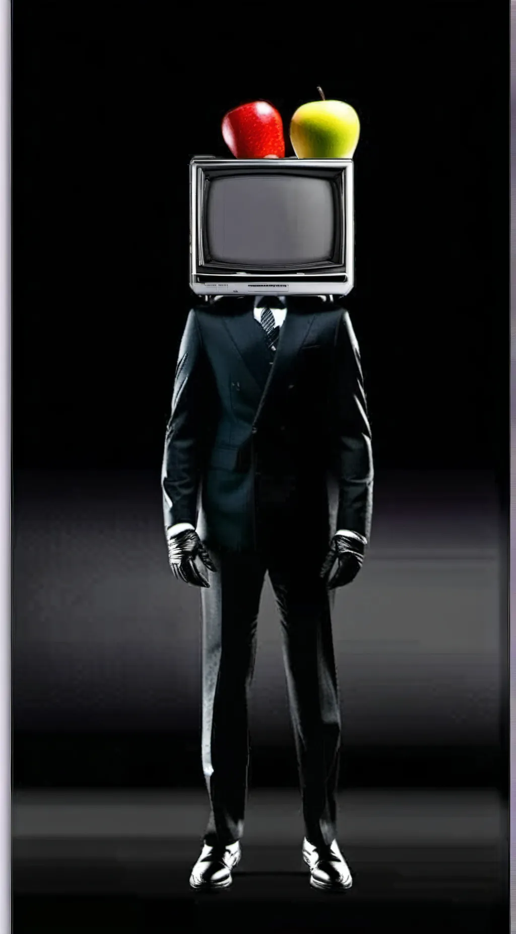 ai character: Tv man background