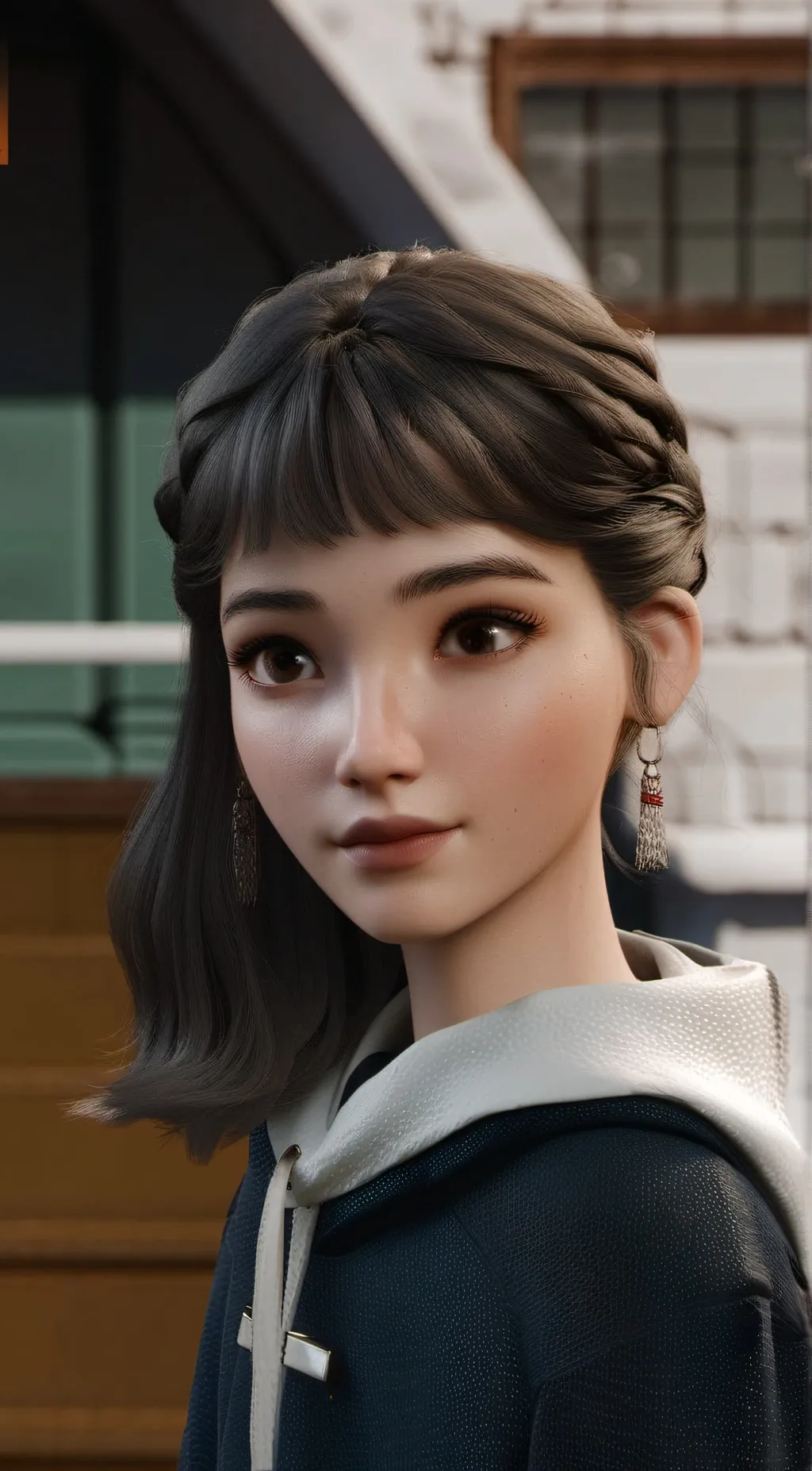 ai character: UWU girl background