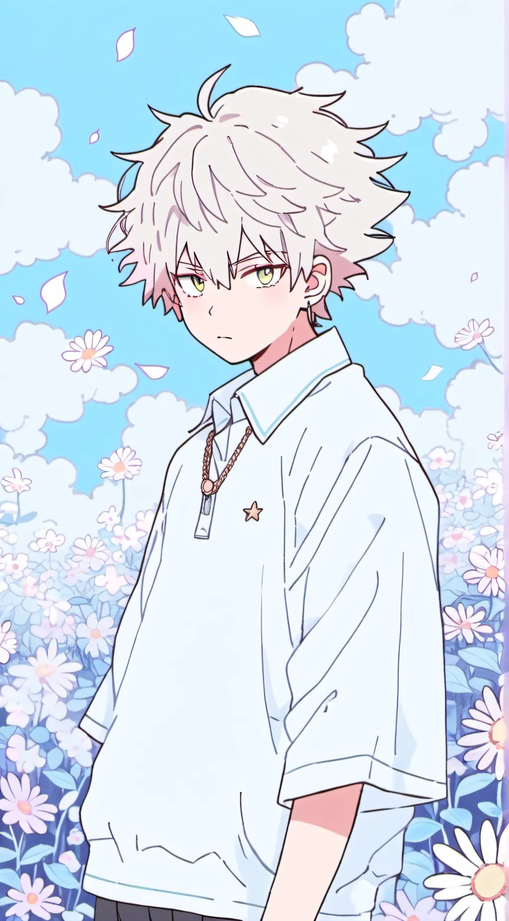 ai character: Katsuki Bakugo  background