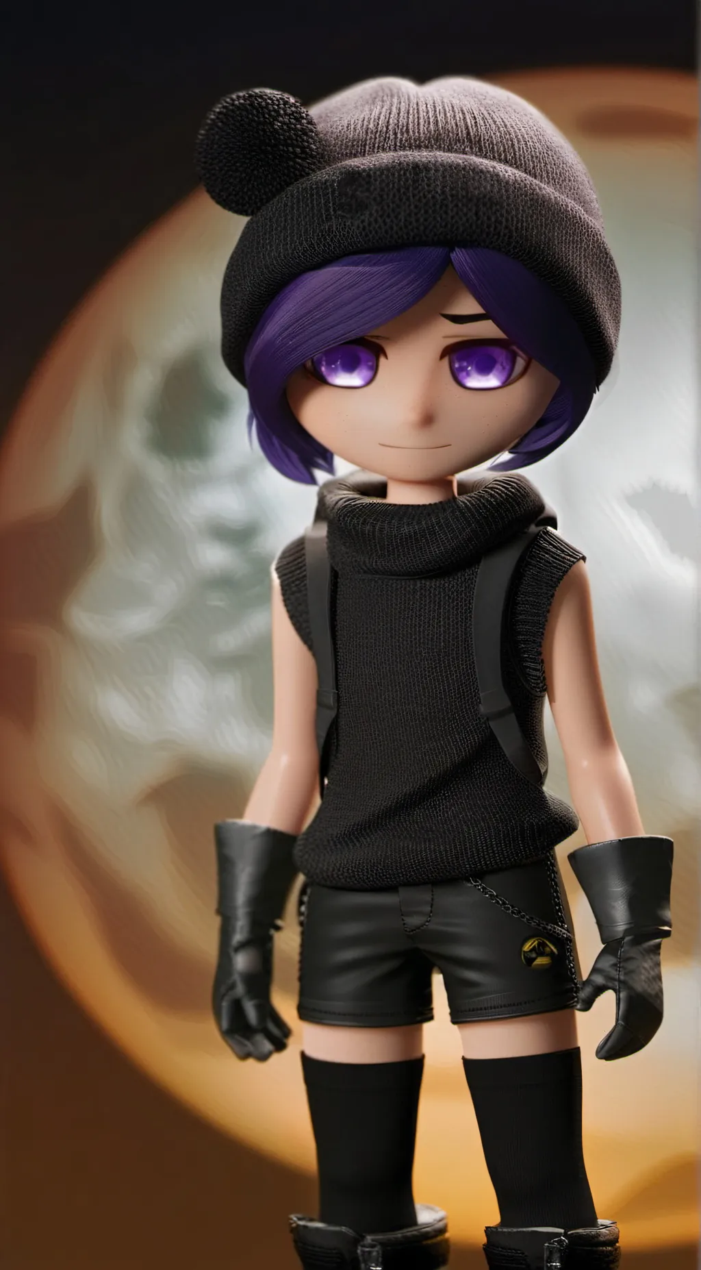 ai character: uzi background